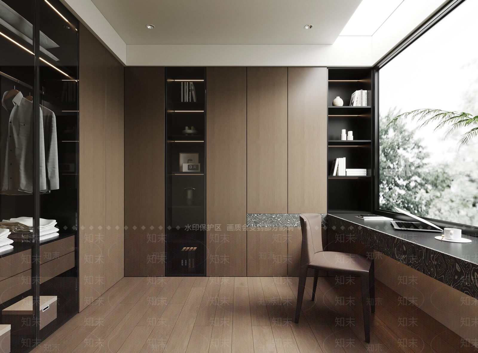 现代意式衣帽间3D模型下载【ID:1193478067】