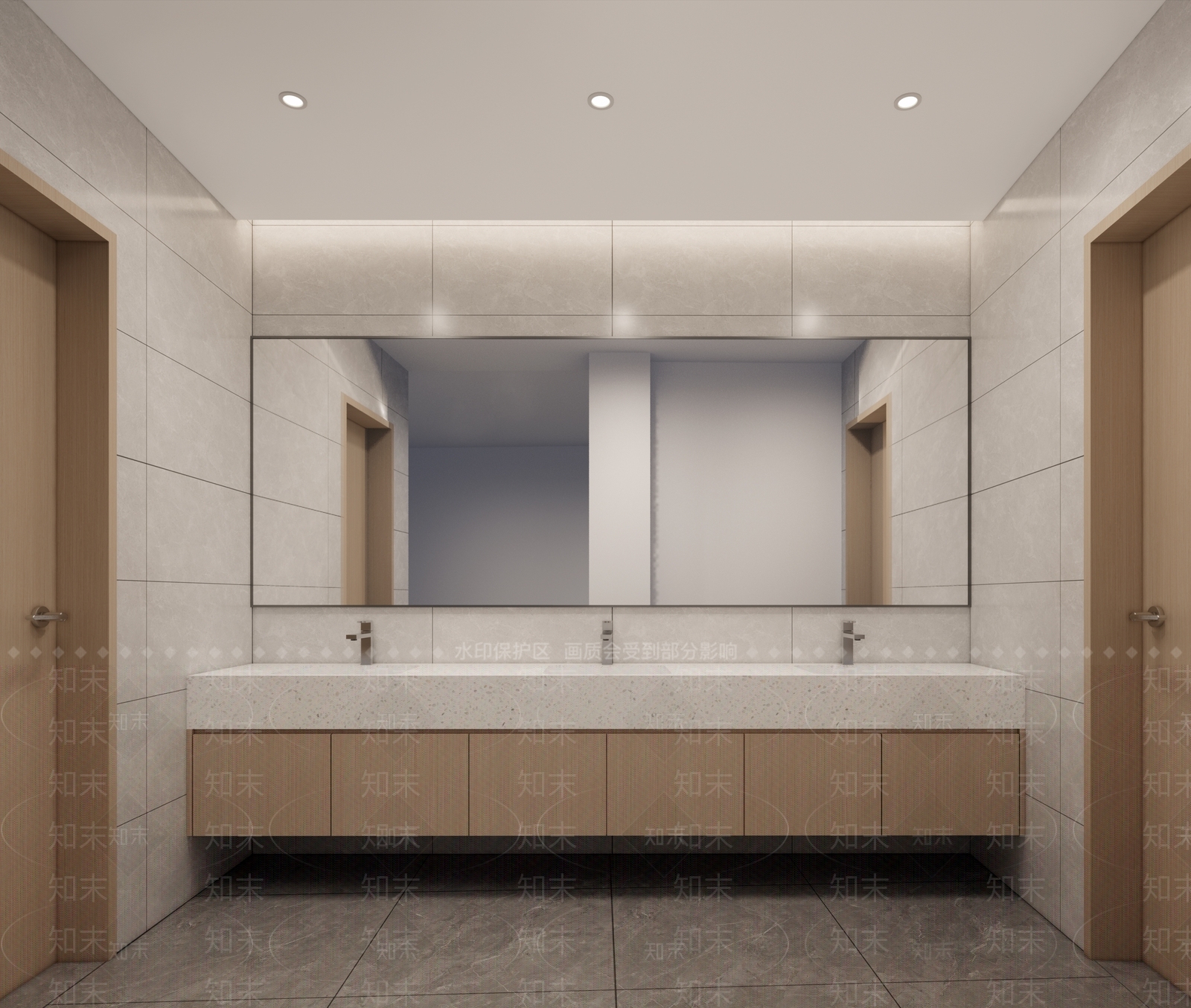 现代公共卫生间SU模型下载【ID:1193479720】