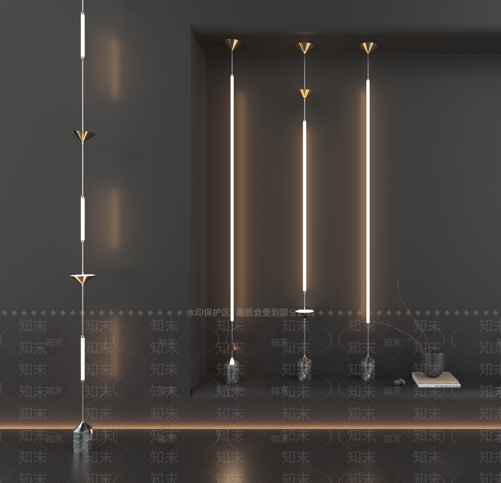 现代其他灯具SU模型下载【ID:1193487479】