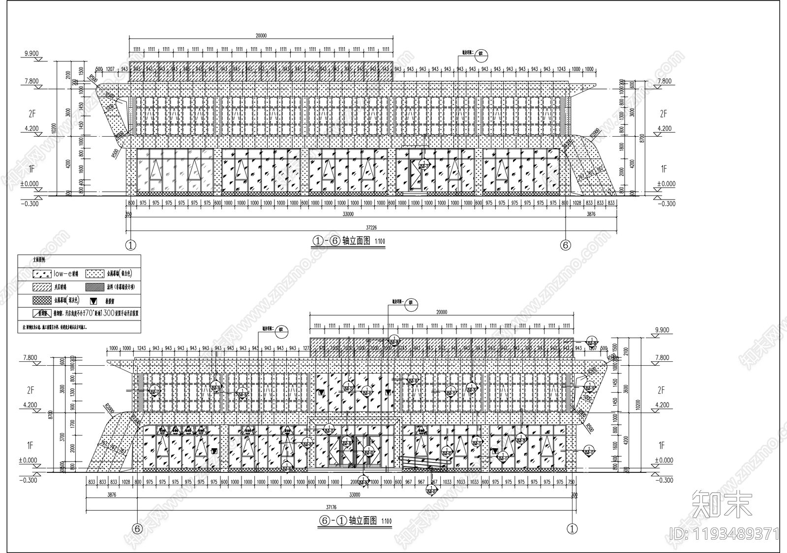 幕墙结构施工图下载【ID:1193489371】