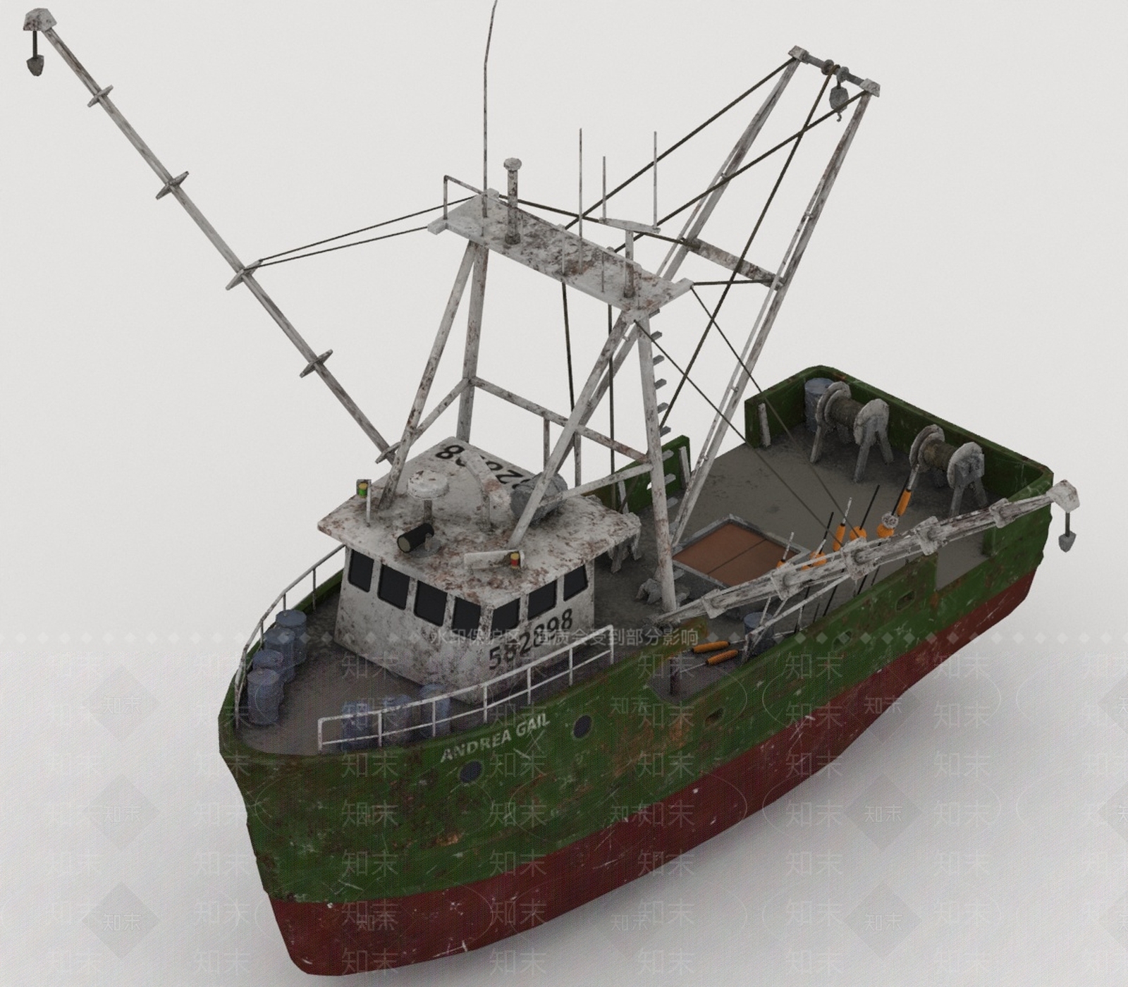 船3D模型下载【ID:1193490284】