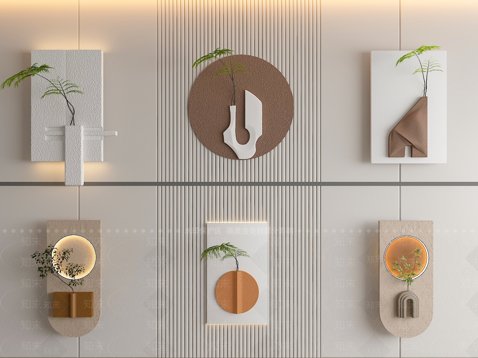现代挂件3D模型下载【ID:1193502591】