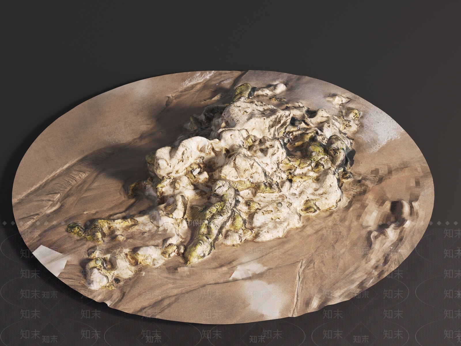 现代石头3D模型下载【ID:1193507178】