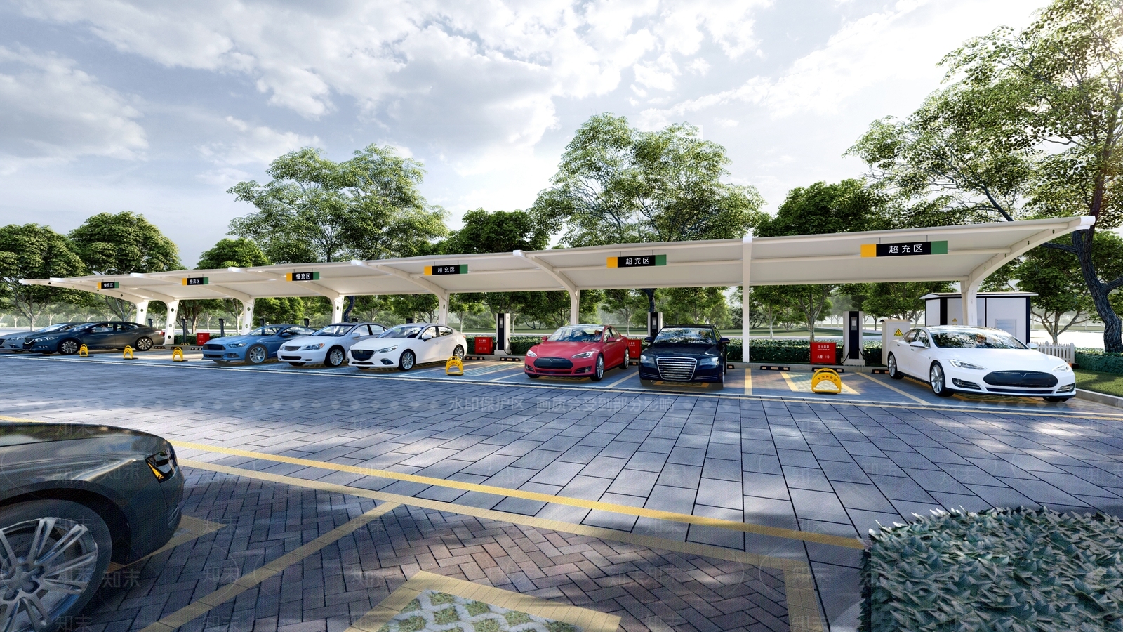 充电桩SU模型下载【ID:1193512982】