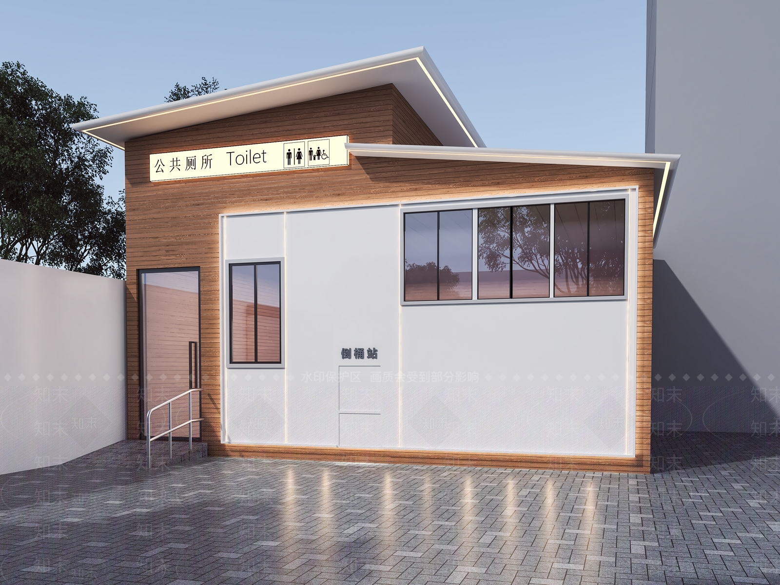 现代公厕3D模型下载【ID:1193511288】