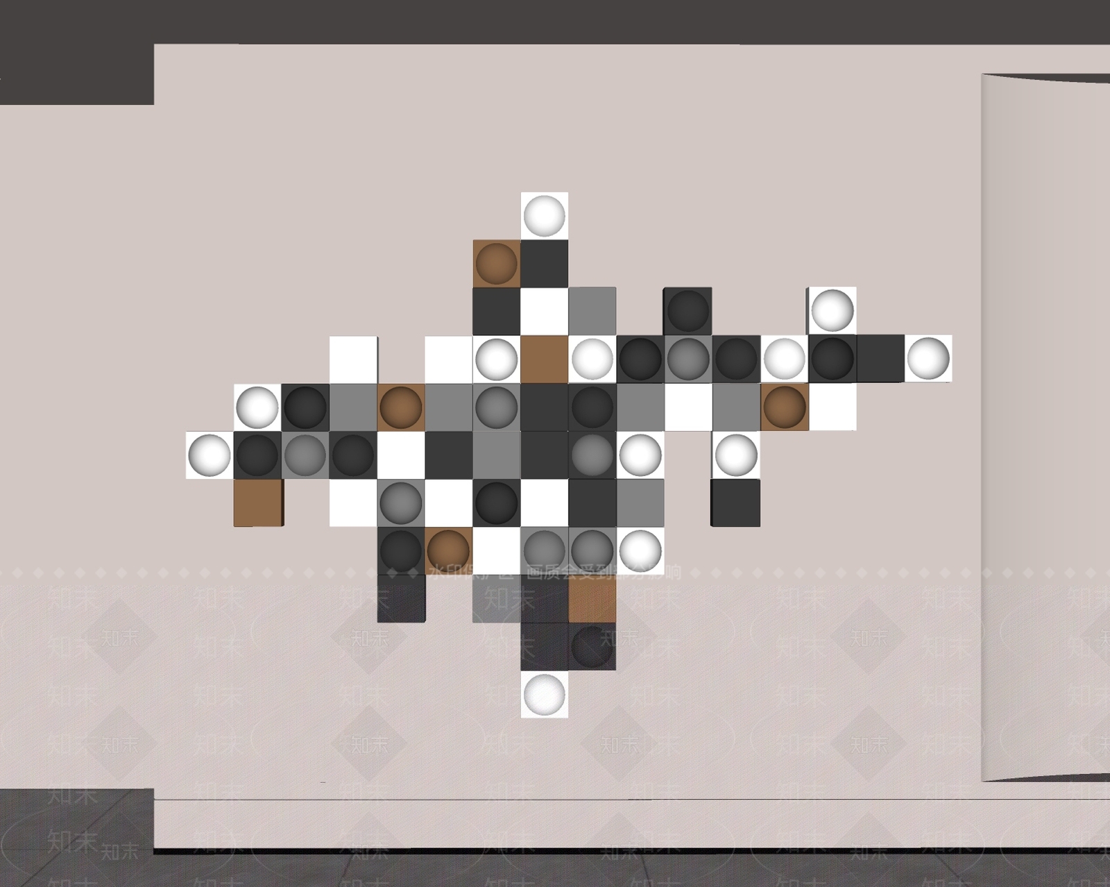 现代挂件SU模型下载【ID:1193513935】