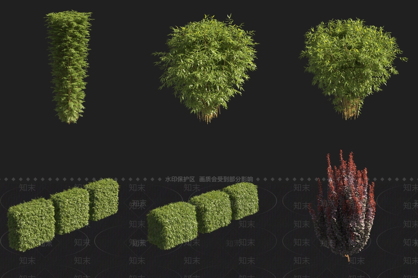 灌木3D模型下载【ID:1193516184】