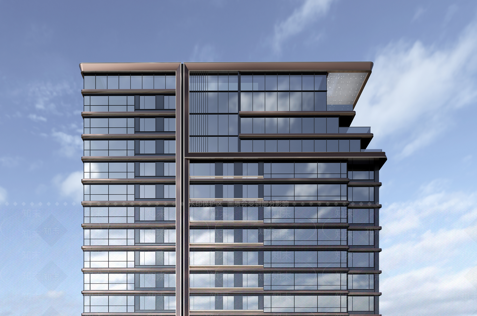 现代小区建筑SU模型下载【ID:1193518418】