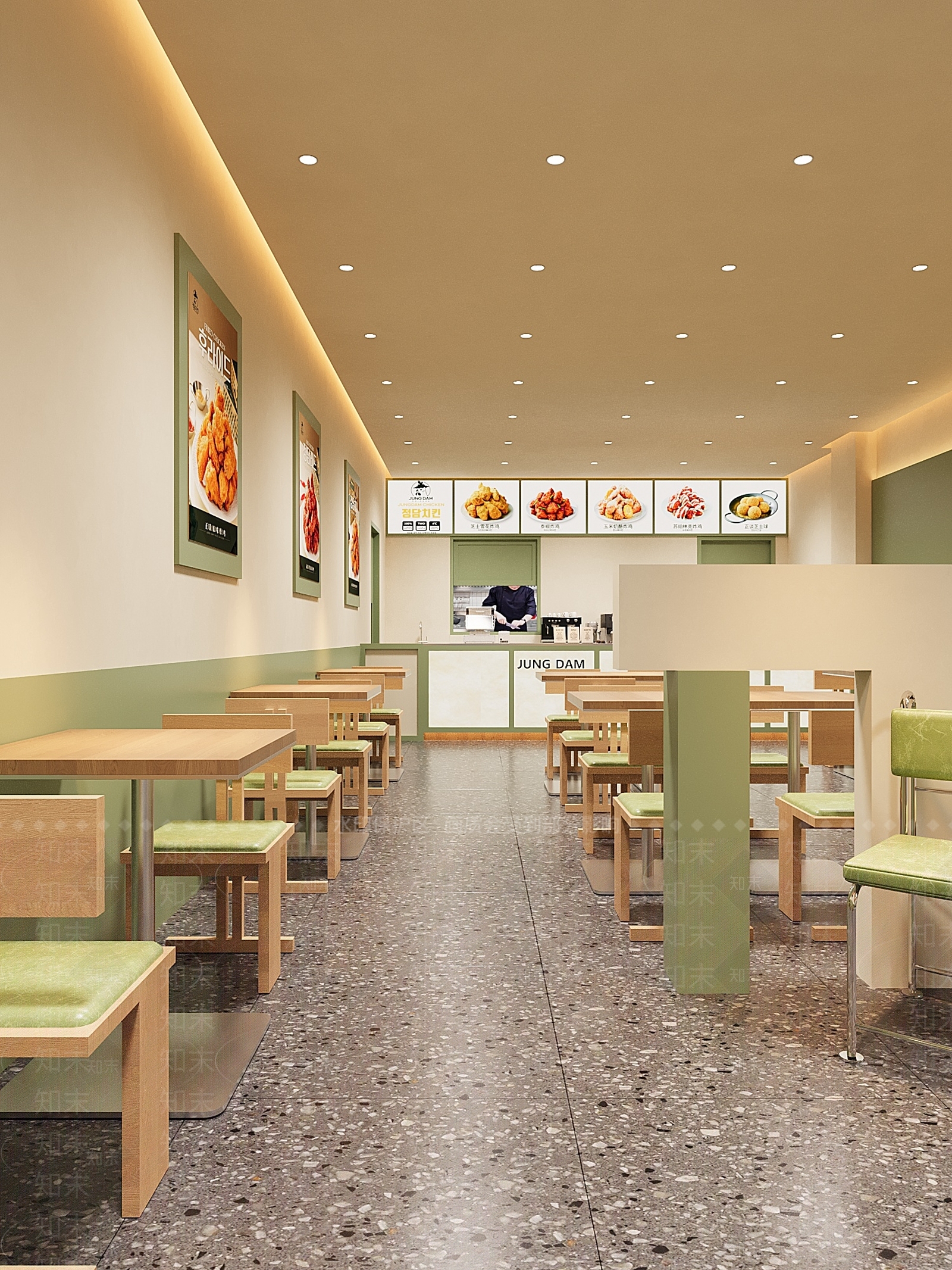 现代快餐店3D模型下载【ID:1215124386】