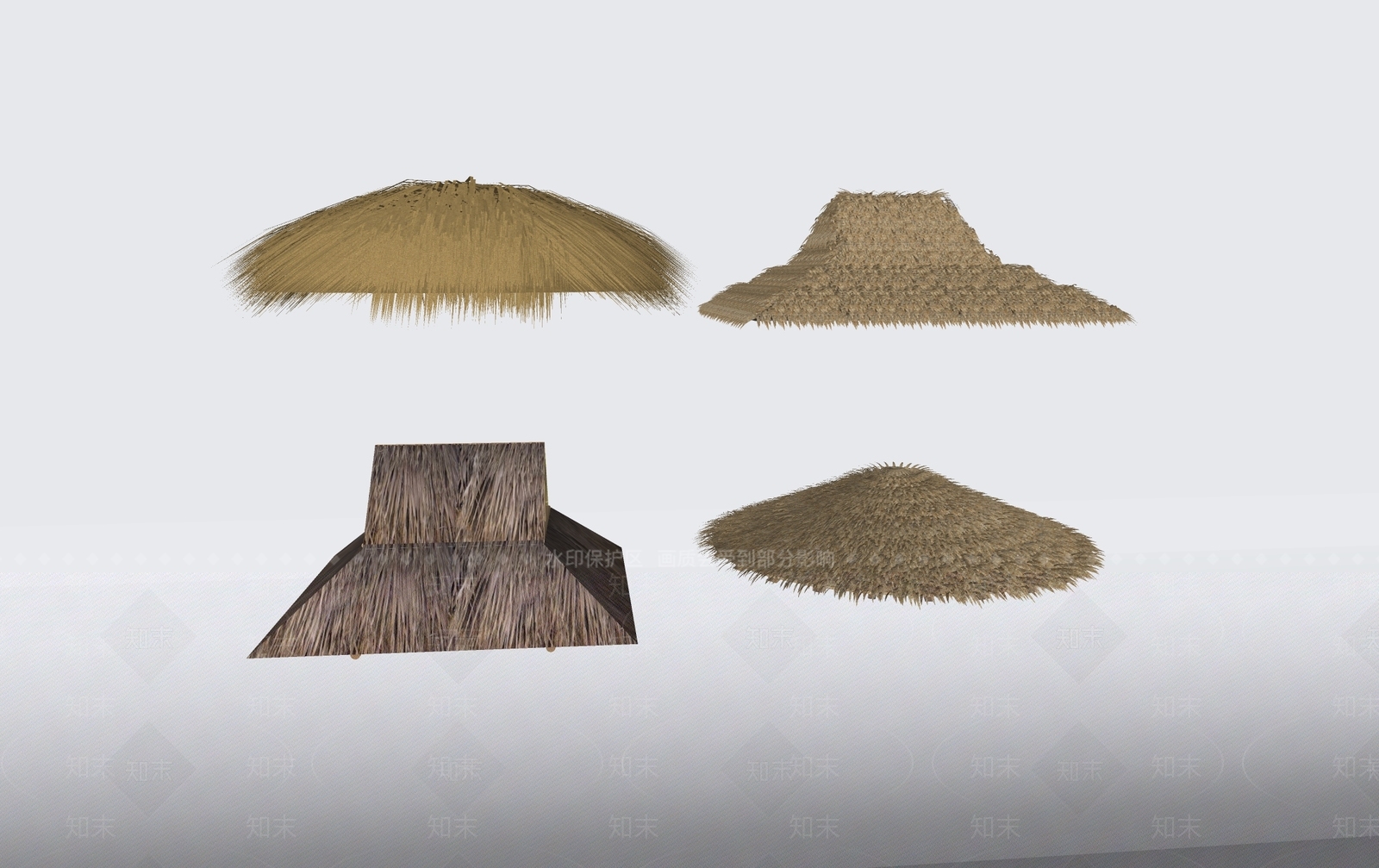 现代屋檐SU模型下载【ID:1193519957】