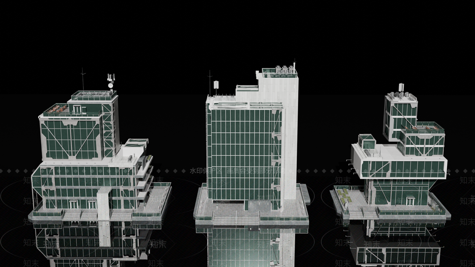 现代其他商业建筑SU模型下载【ID:1193522877】