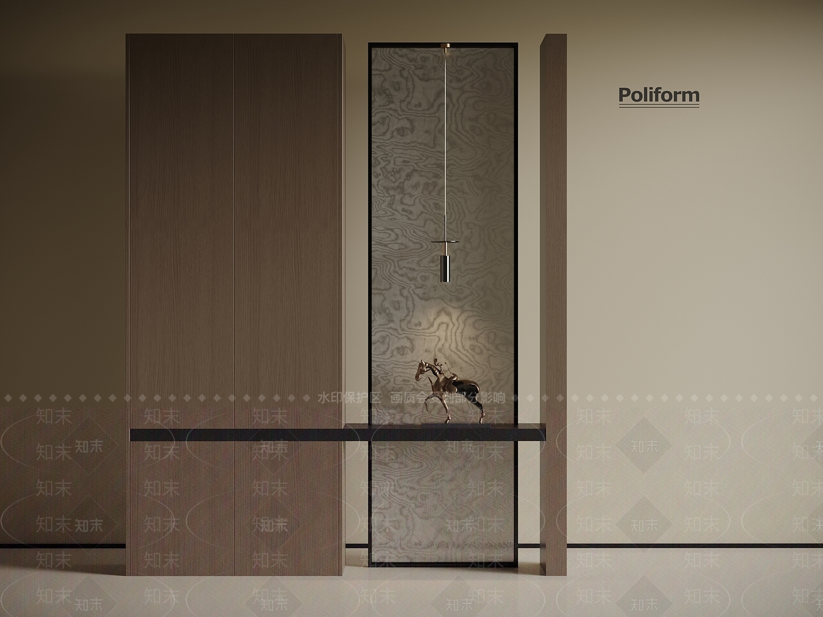 现代意式鞋柜SU模型下载【ID:1193527311】