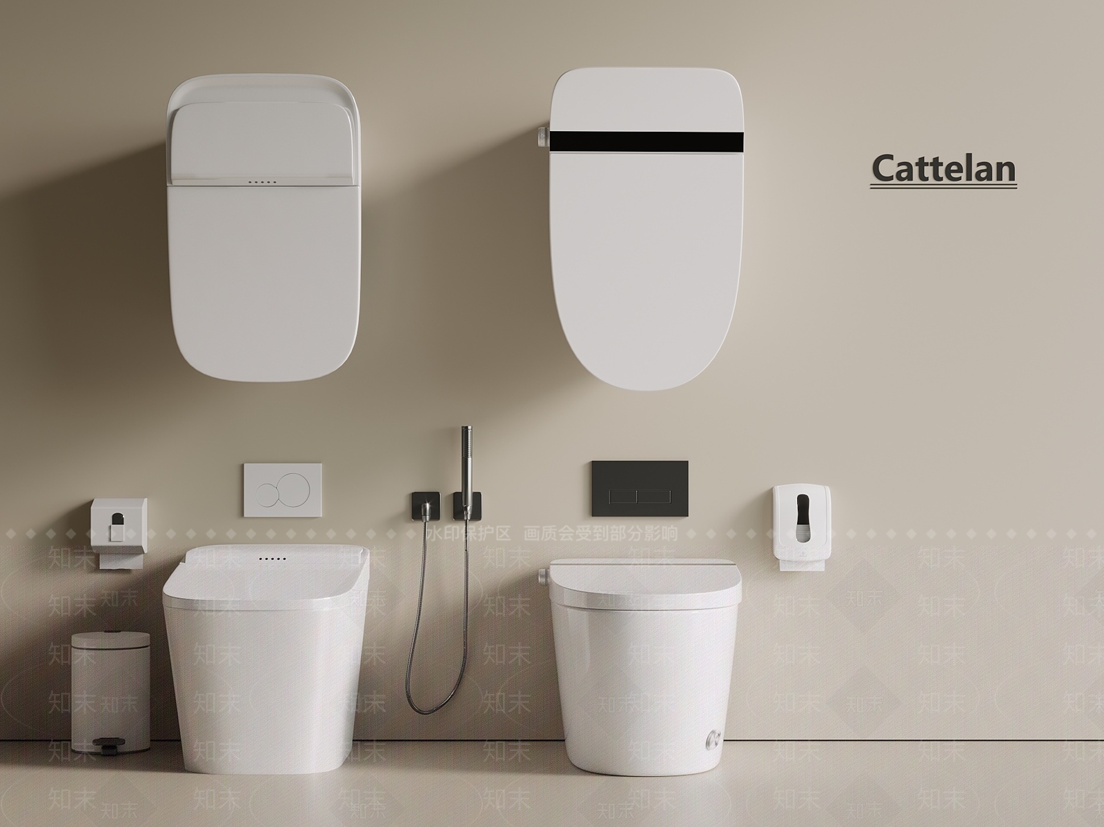 马桶3D模型下载【ID:1193529257】