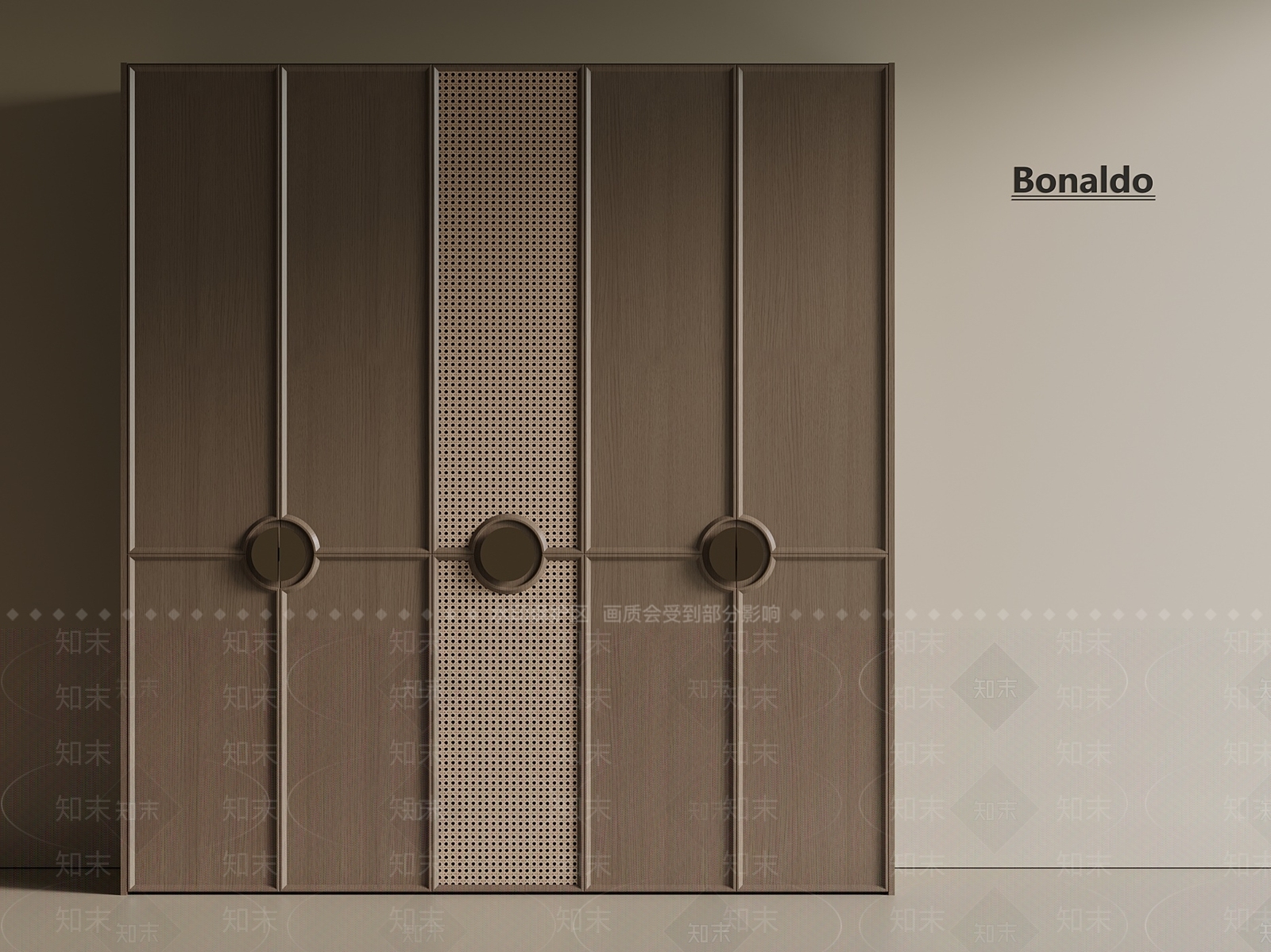 中古新中式衣柜3D模型下载【ID:1193530631】