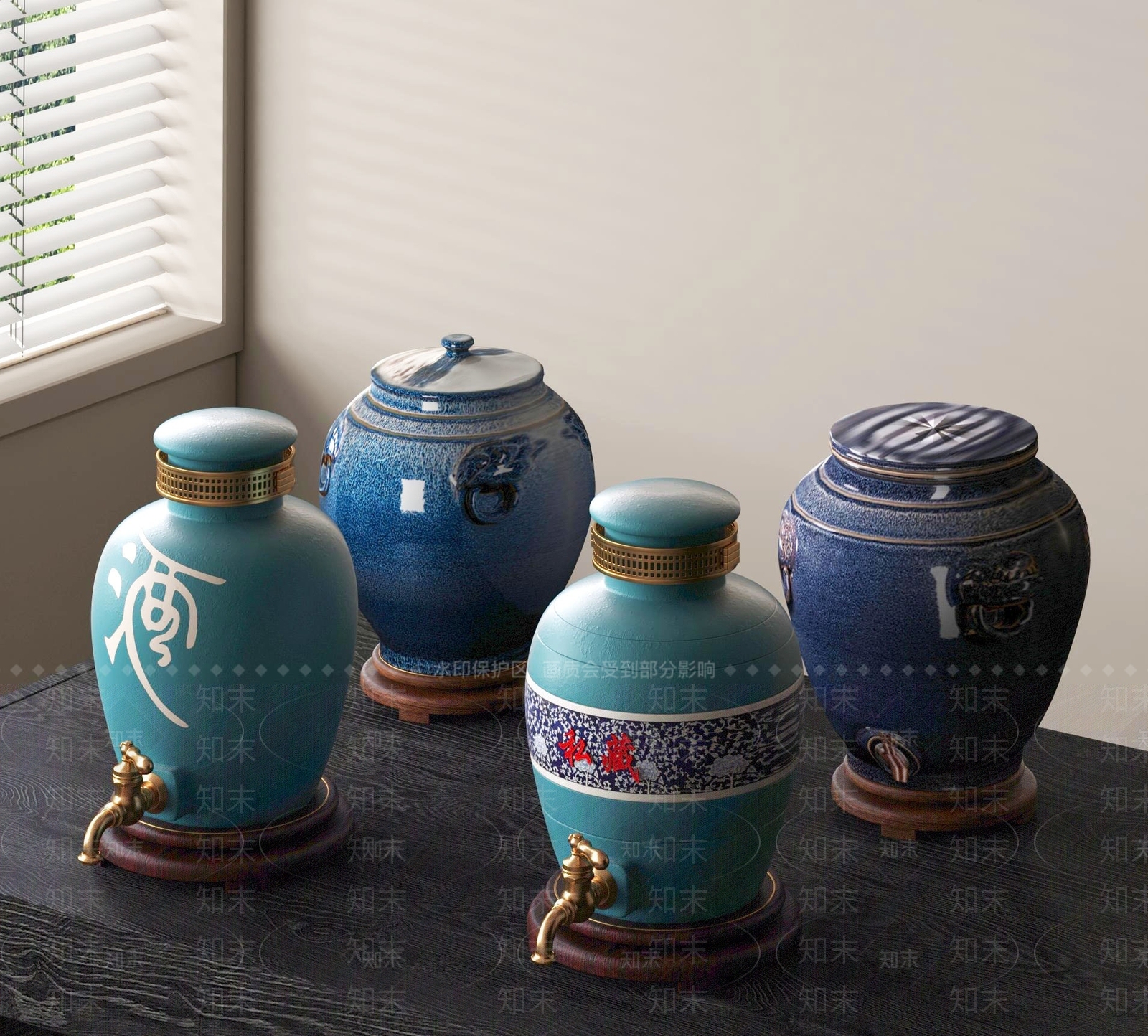 酒具SU模型下载【ID:1193532861】
