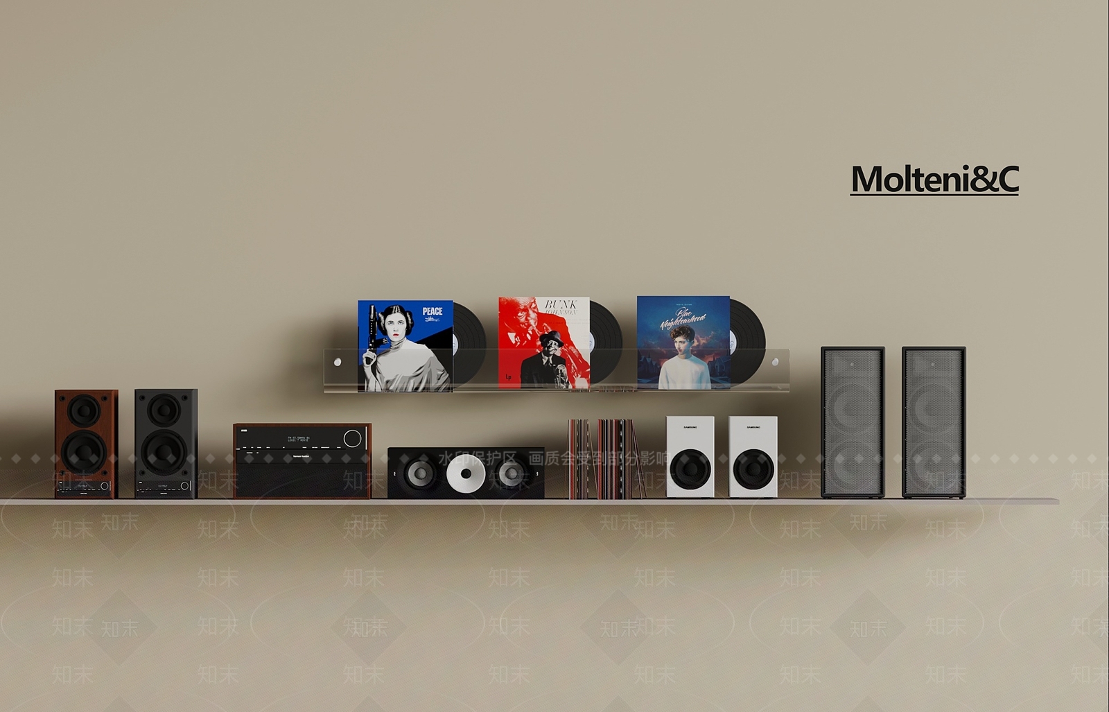 音响3D模型下载【ID:1193535659】