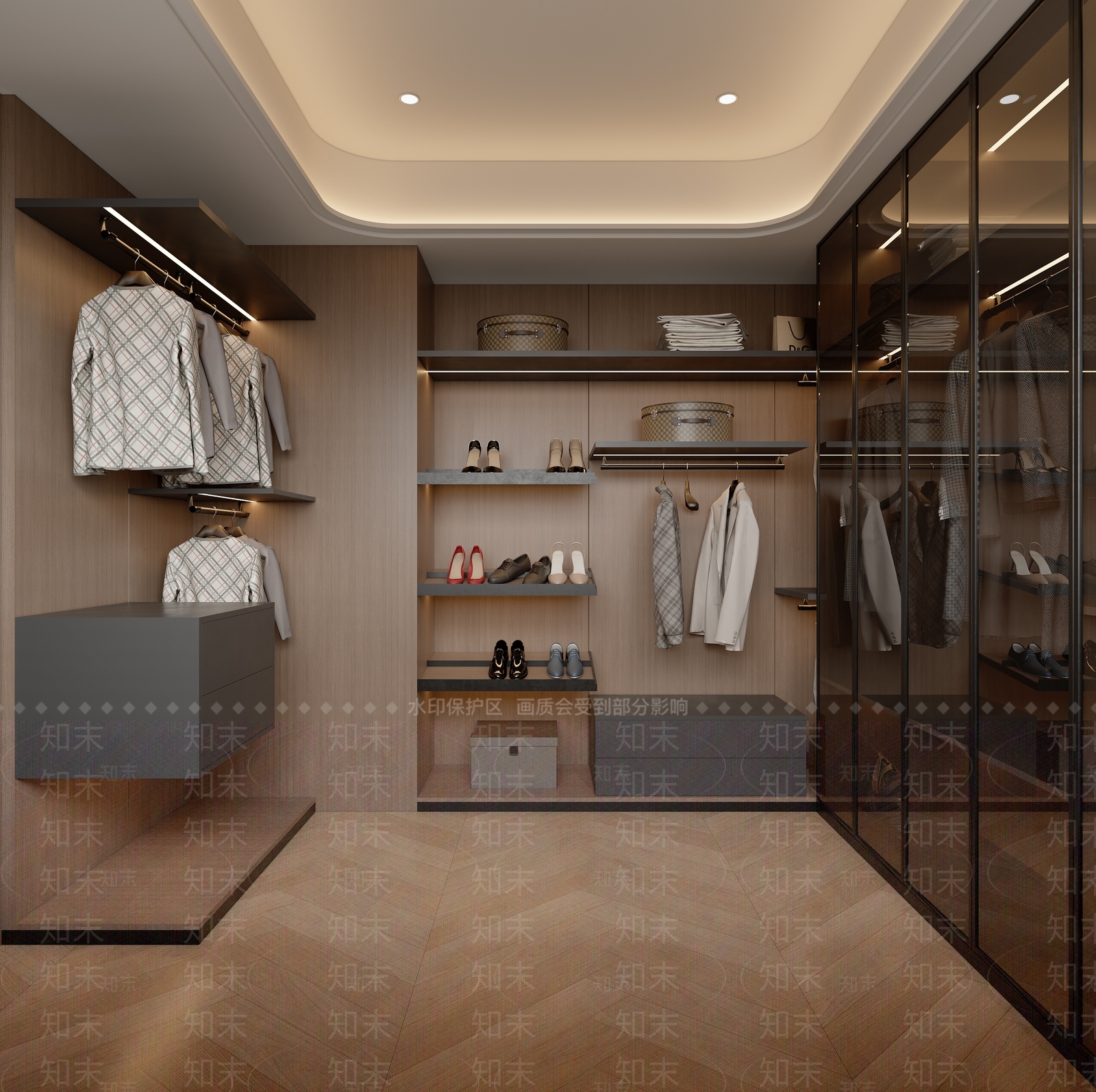 衣帽间3D模型下载【ID:1193541507】