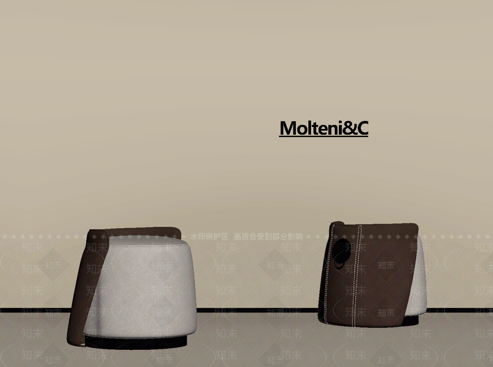 新中式沙发凳SU模型下载【ID:1193540037】