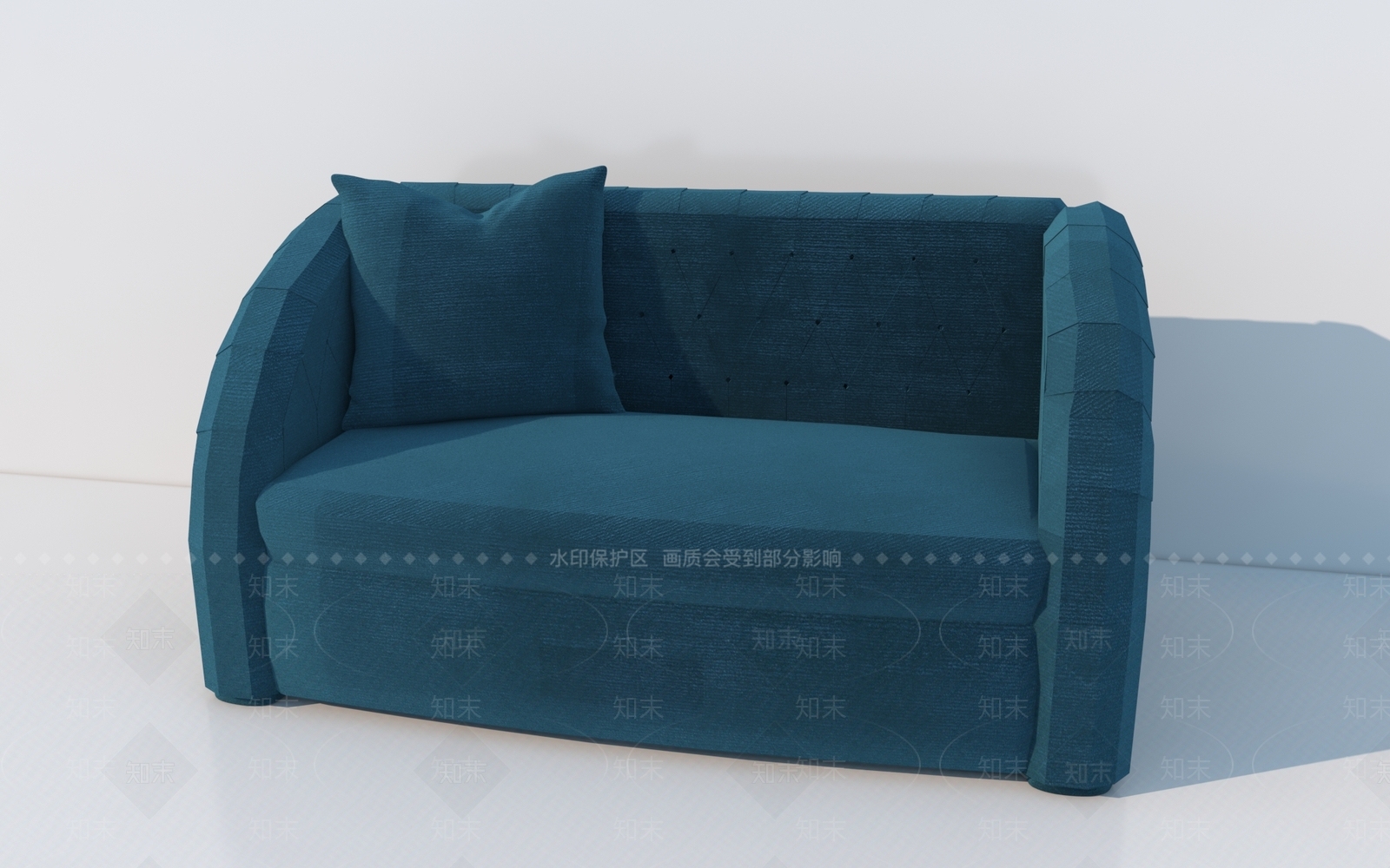 现代双人沙发3D模型下载【ID:1193544134】