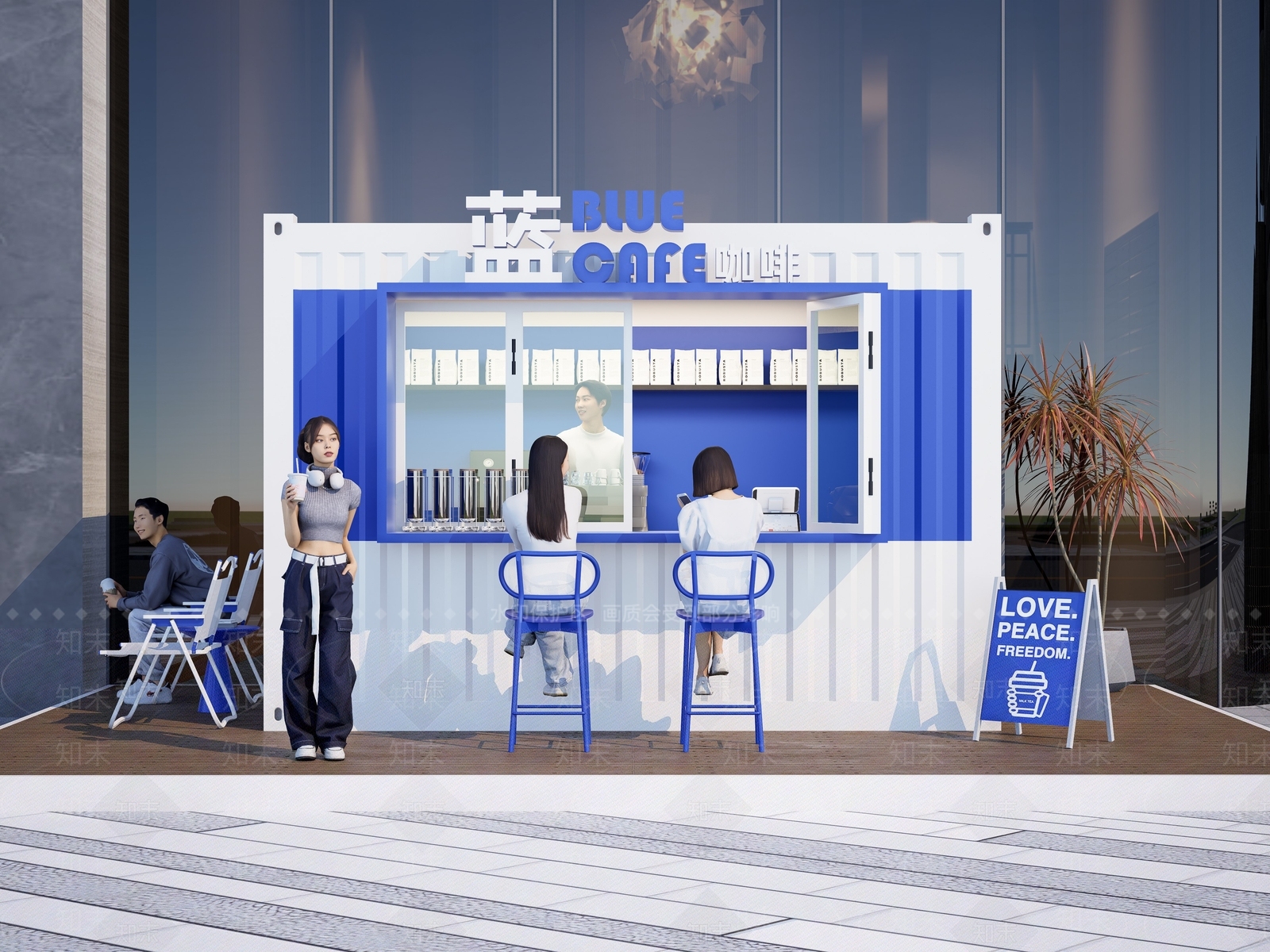 集装箱SU模型下载【ID:1193547232】