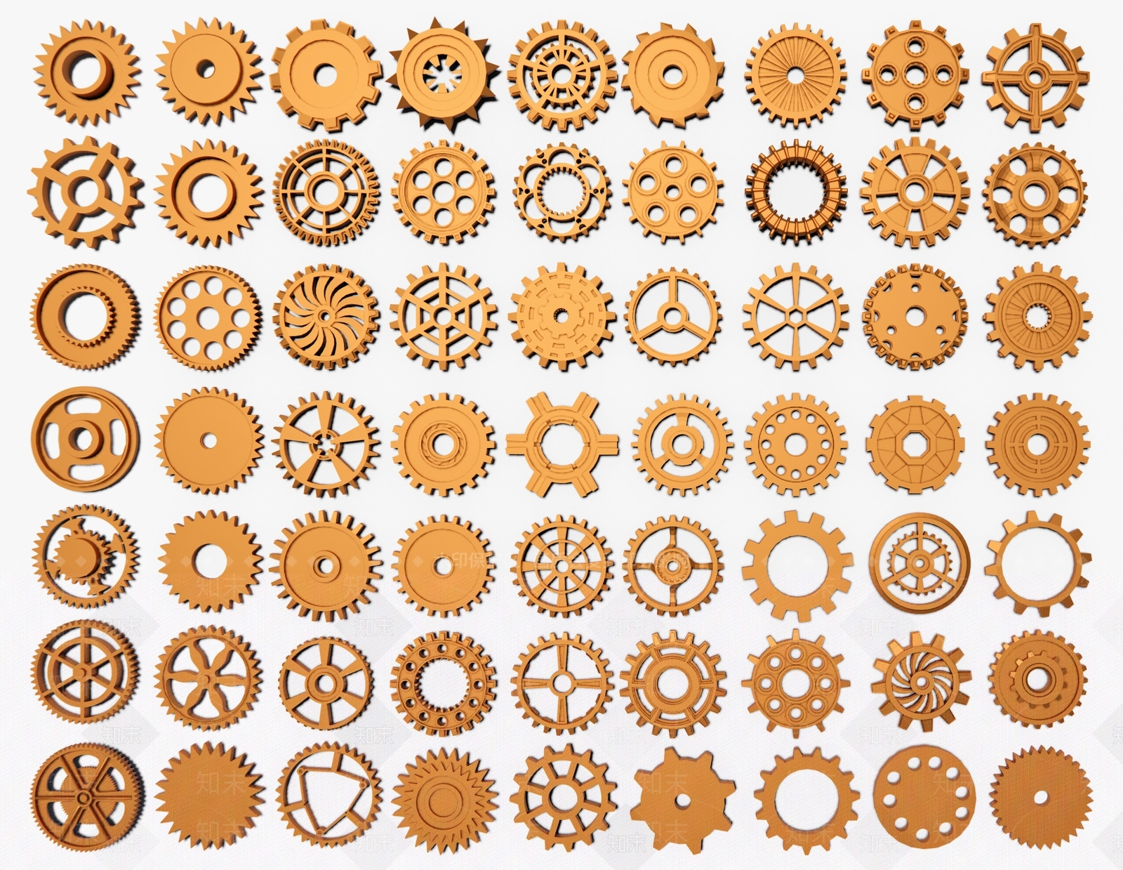现代齿轮SU模型下载【ID:1193553479】