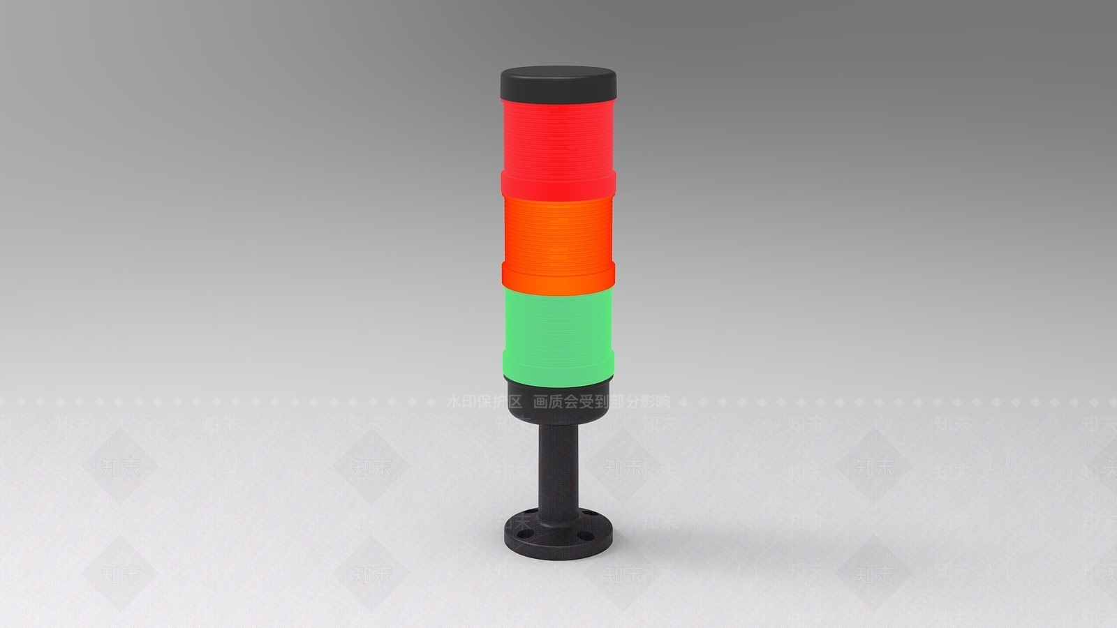 现代指示灯3D模型下载【ID:1193554690】