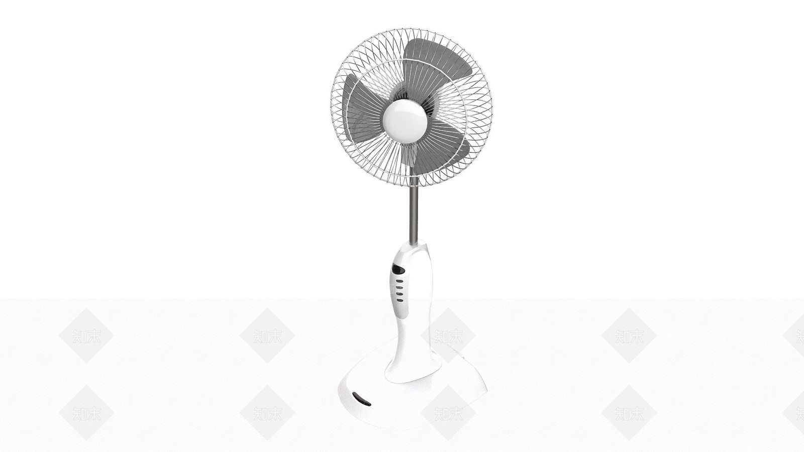 现代风扇3D模型下载【ID:1193554636】