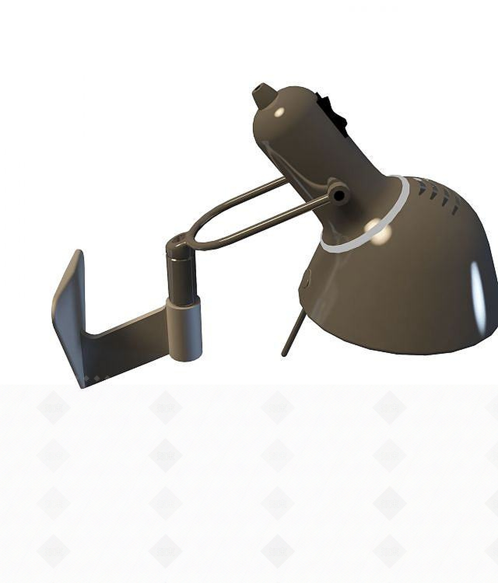 现代工艺射灯3D模型下载【ID:1193556007】