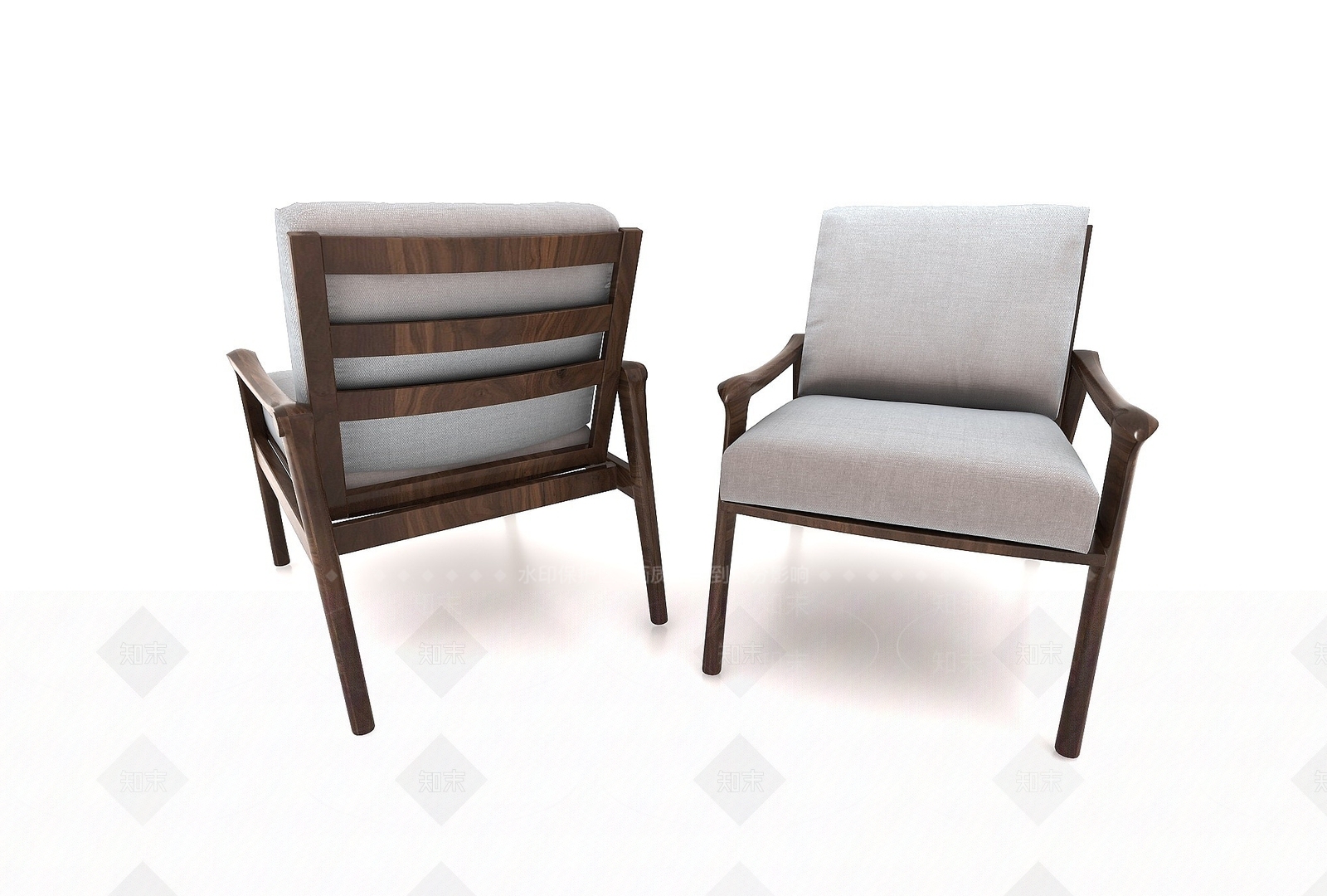 现代沙发椅子3D模型下载【ID:1193566046】