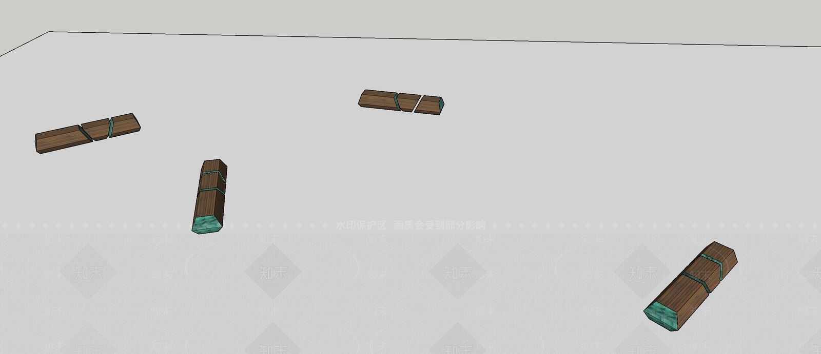 现代其他凳子SU模型下载【ID:1193568864】