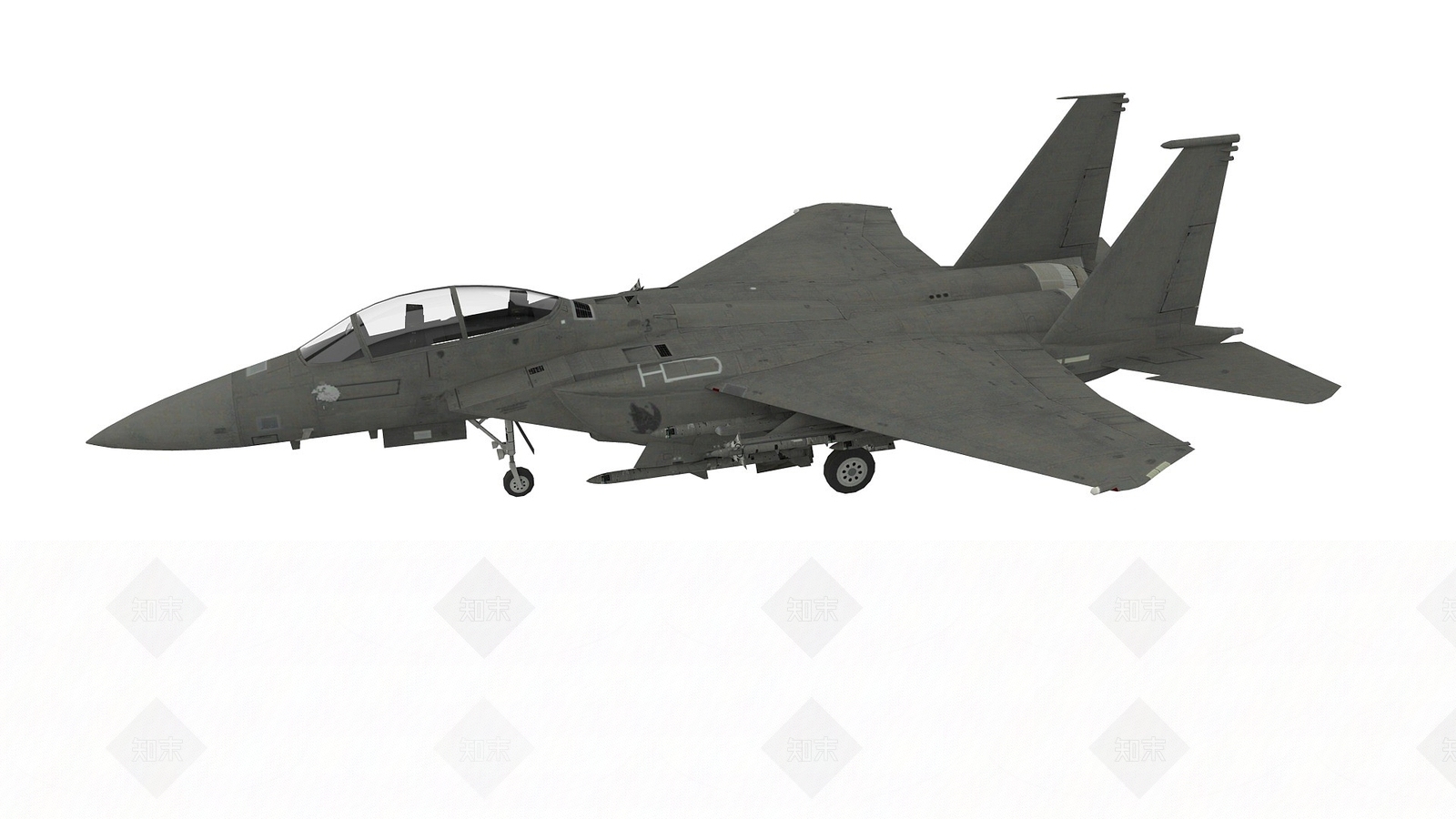 现代歼20战斗机3D模型下载【ID:1193568977】
