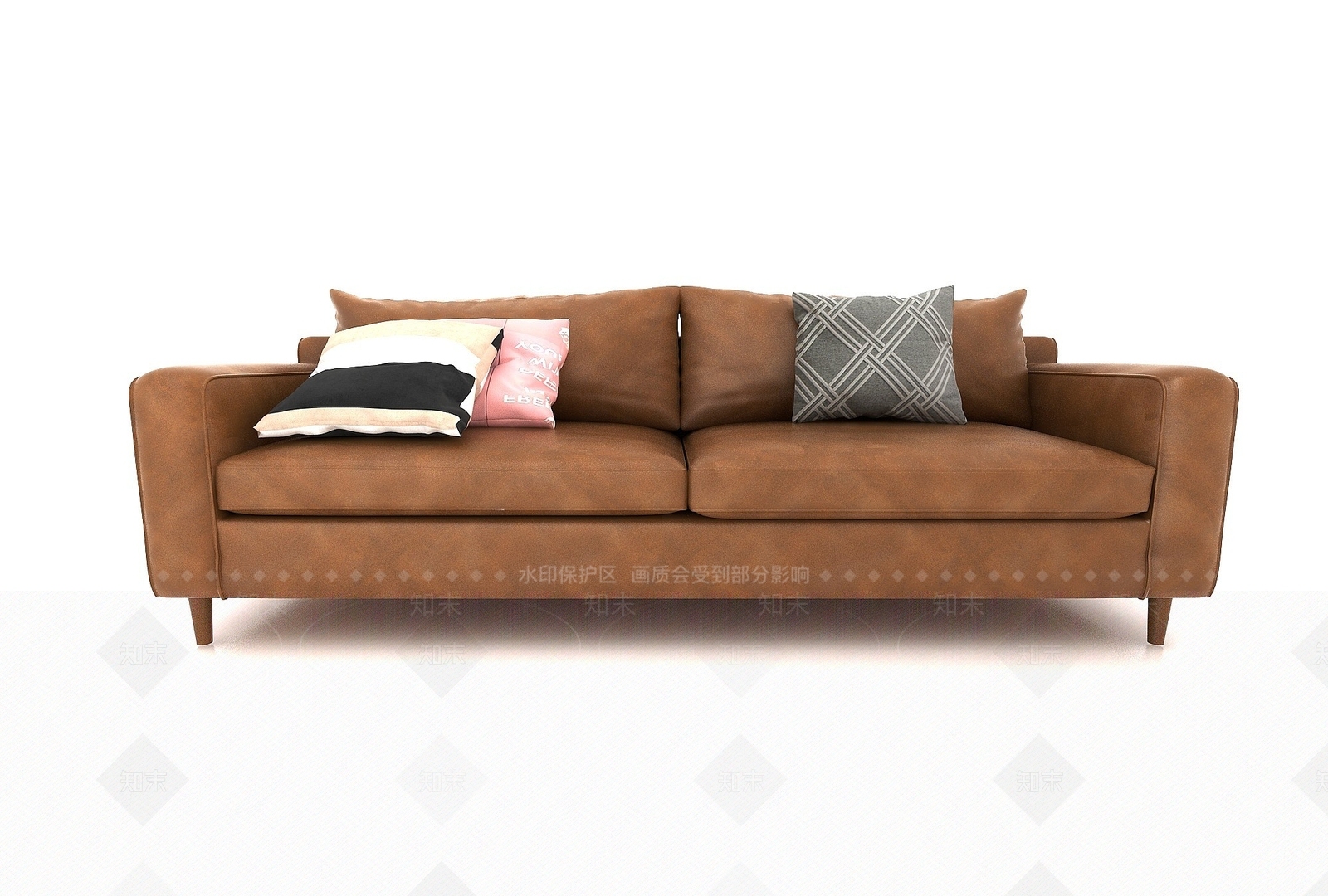 现代双人沙发3D模型下载【ID:1193570723】