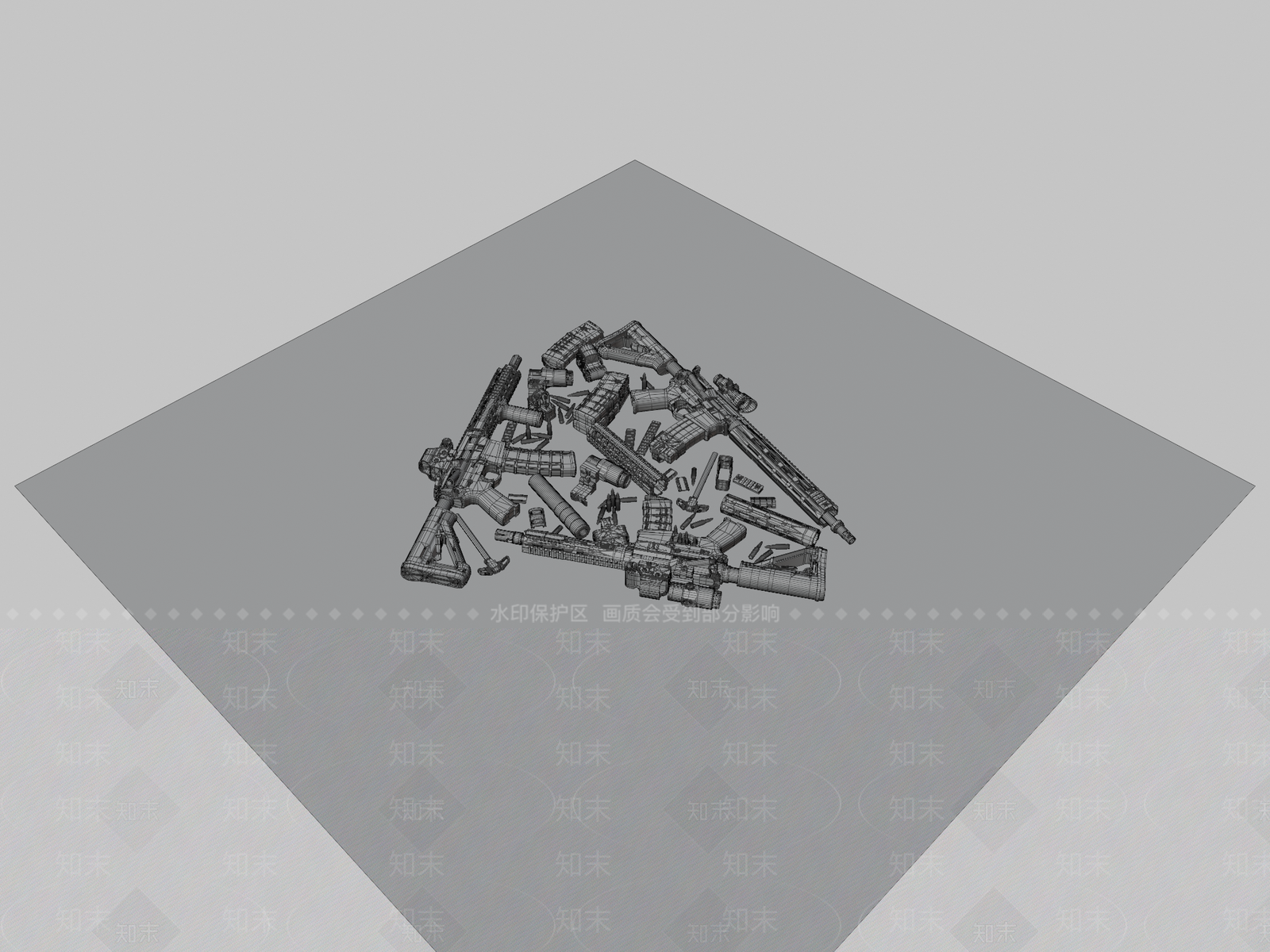 军事器材3D模型下载【ID:1193576110】