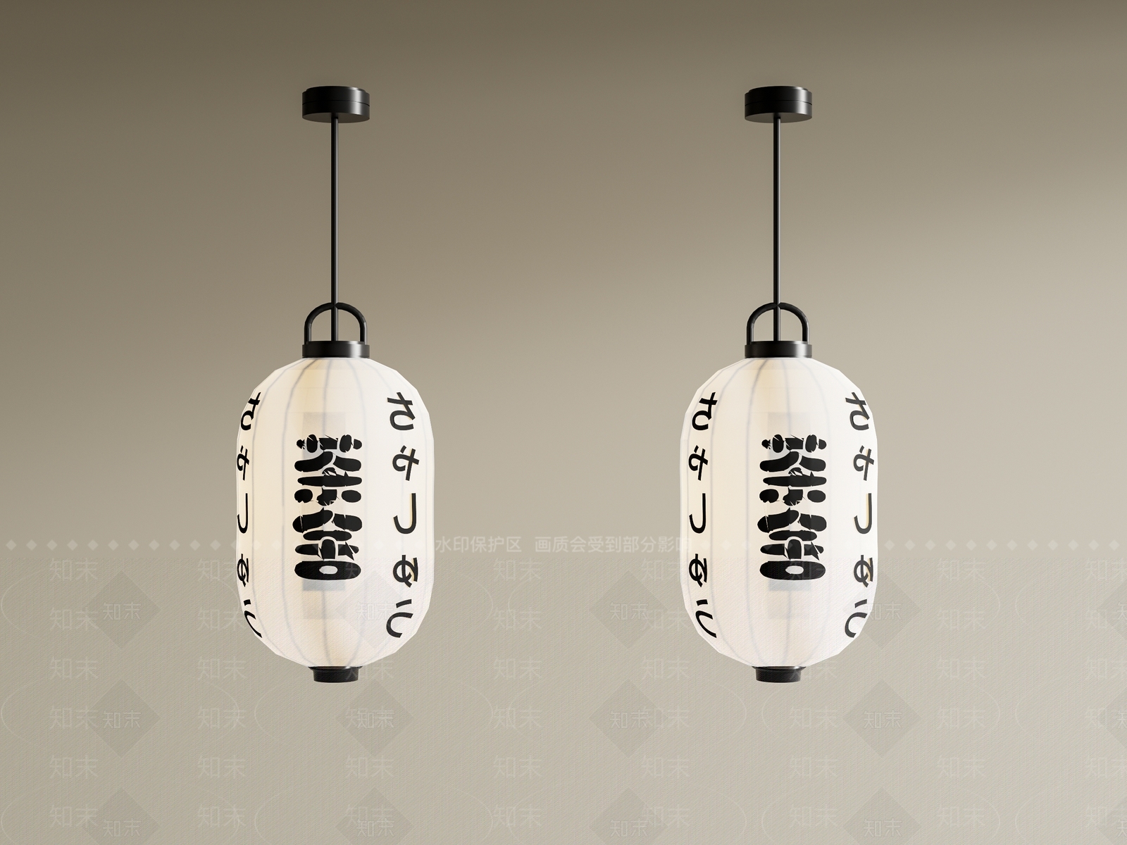 日式灯笼SU模型下载【ID:1193579317】