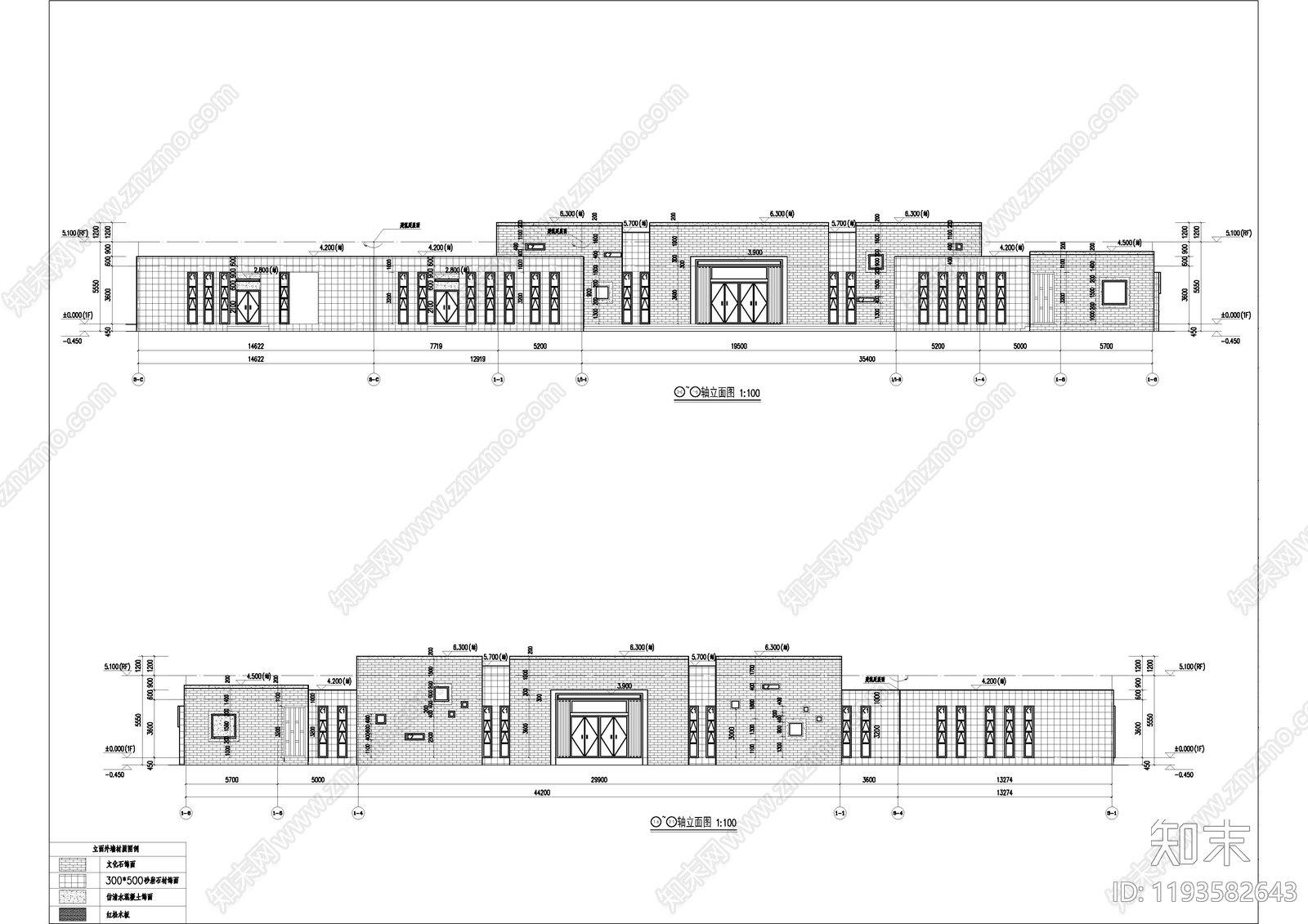 新中式其他公共建筑cad施工图下载【ID:1193582643】