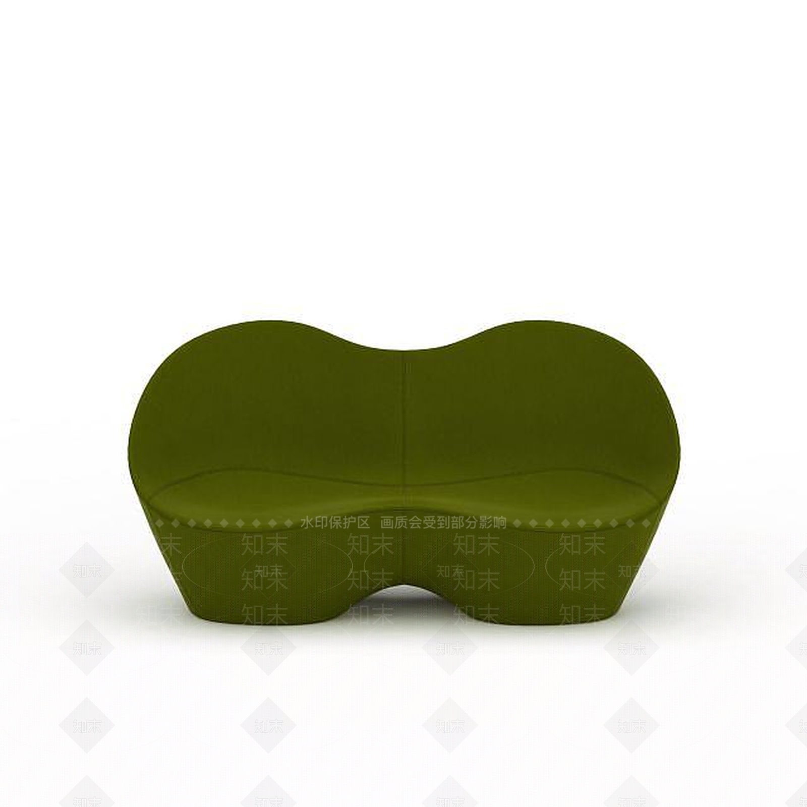 现代双人沙发3D模型下载【ID:1193587132】