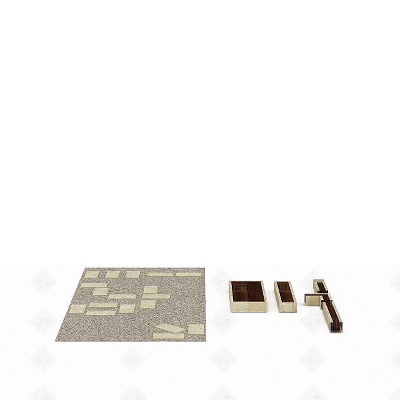 现代户外椅3D模型下载【ID:1193587422】