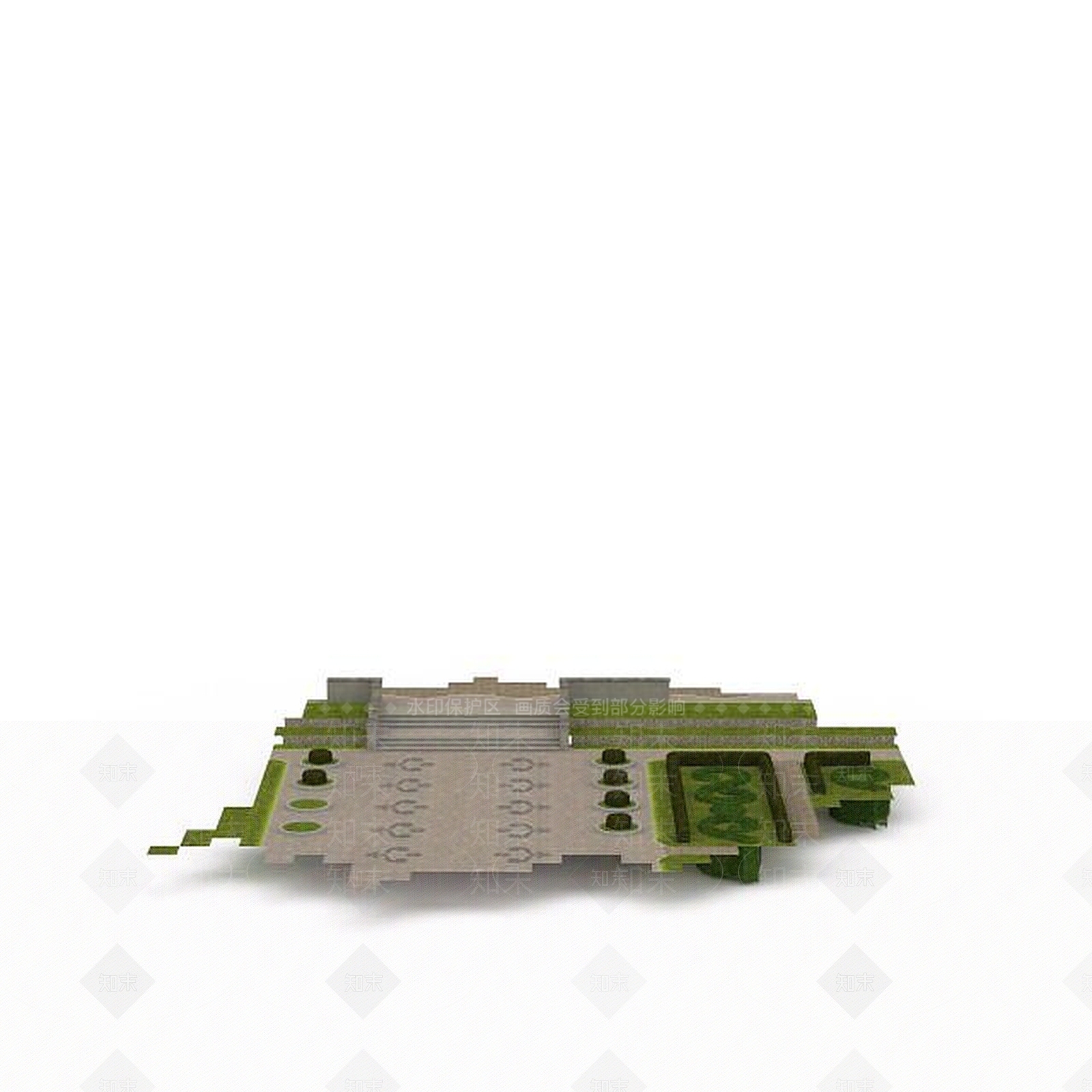 现代户外椅3D模型下载【ID:1193587849】