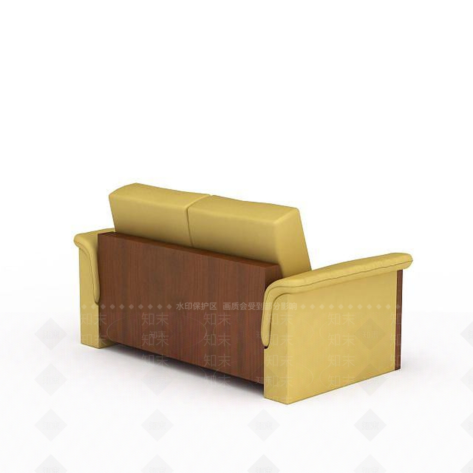 现代双人沙发3D模型下载【ID:1193590863】