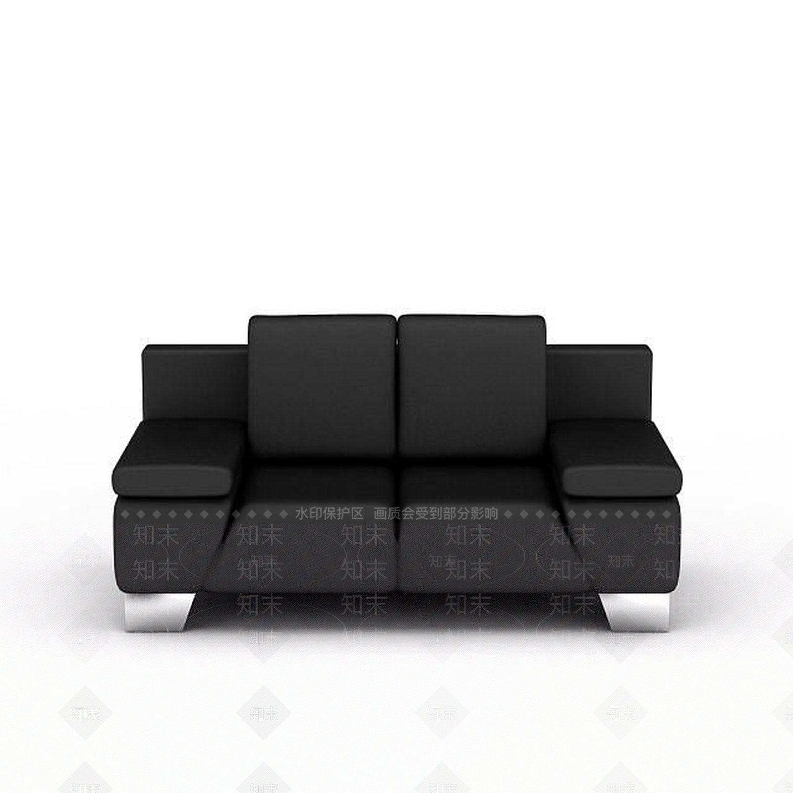 现代双人沙发3D模型下载【ID:1193590929】