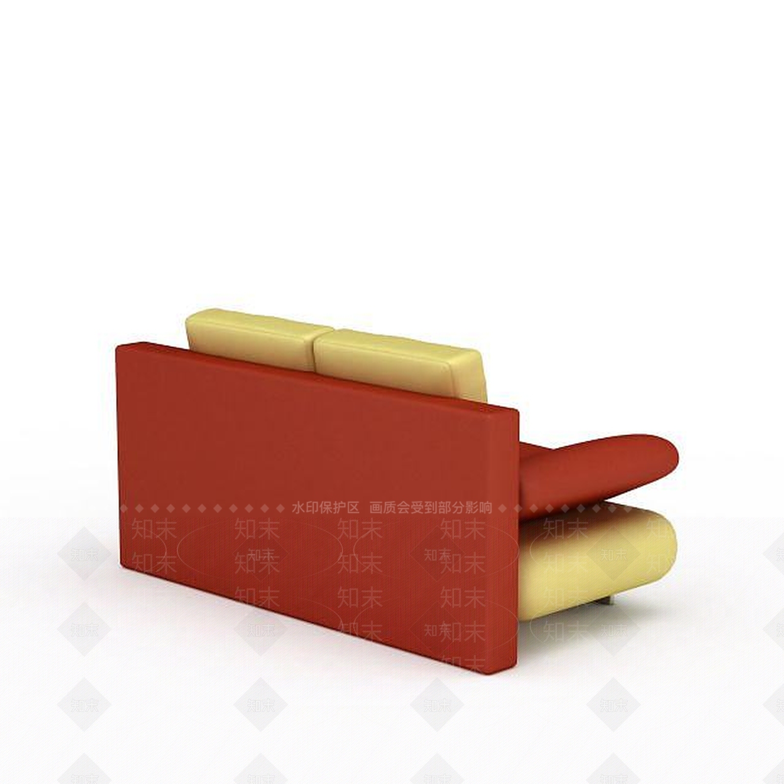 现代双人沙发3D模型下载【ID:1193591018】