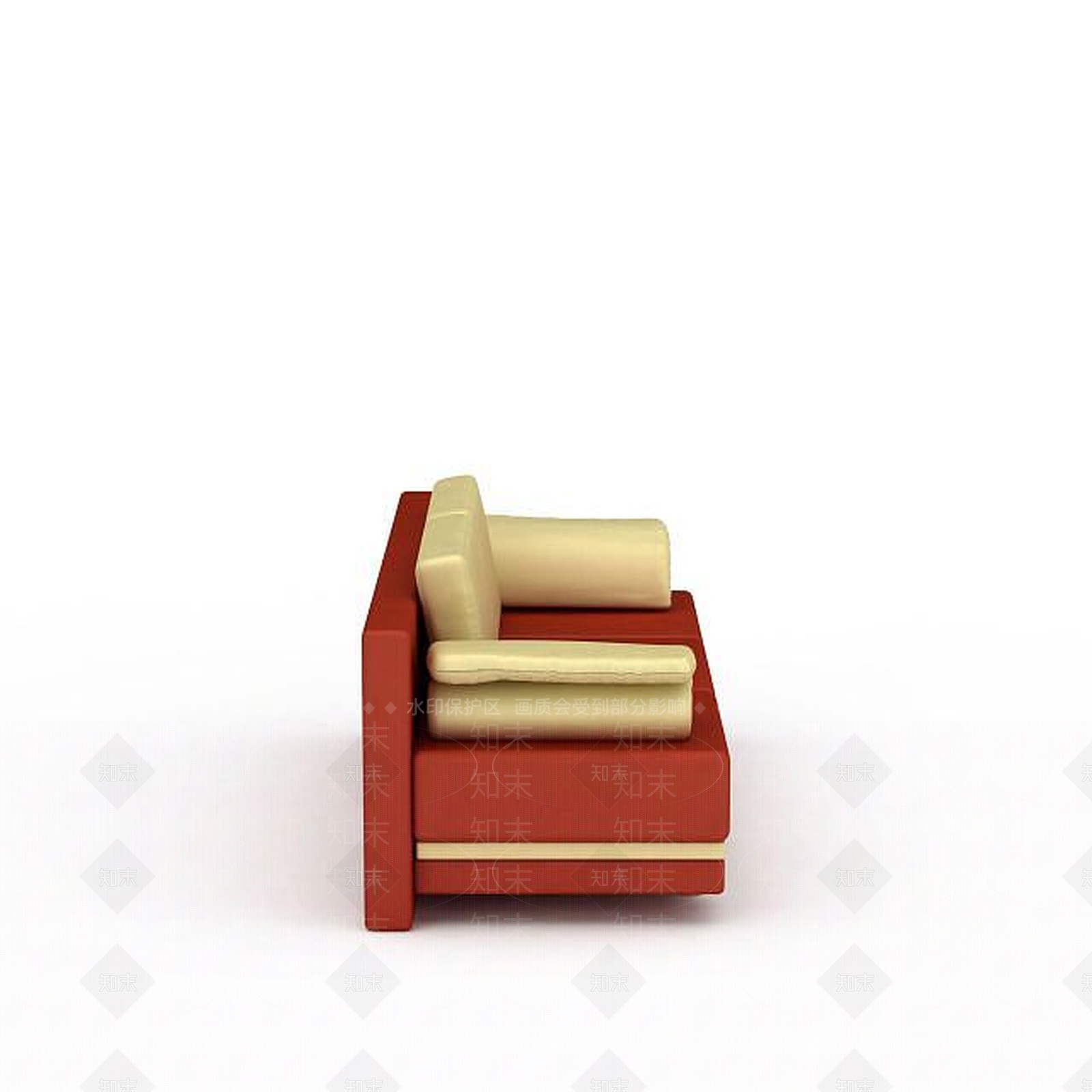 现代双人沙发3D模型下载【ID:1193591150】