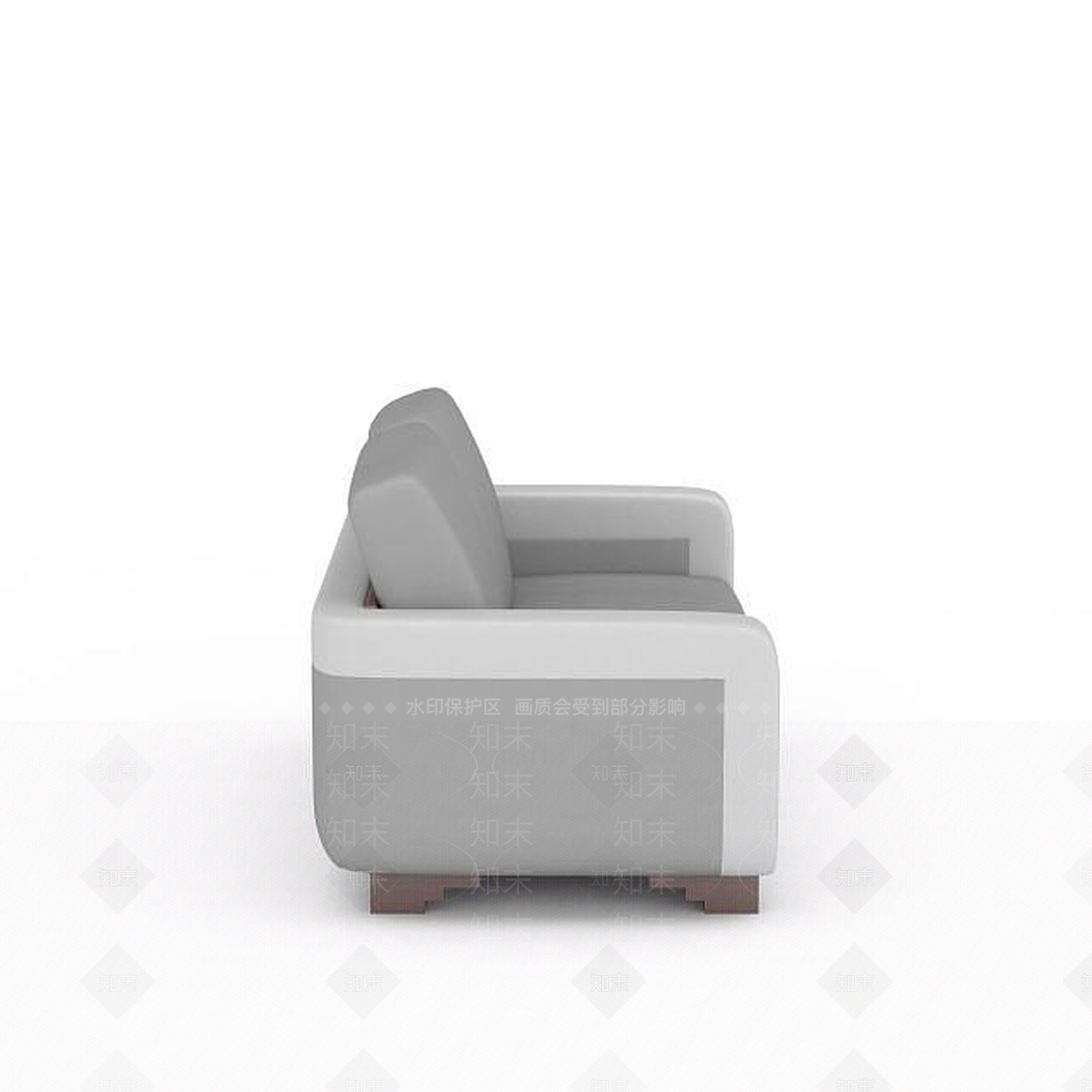现代双人沙发3D模型下载【ID:1193591237】