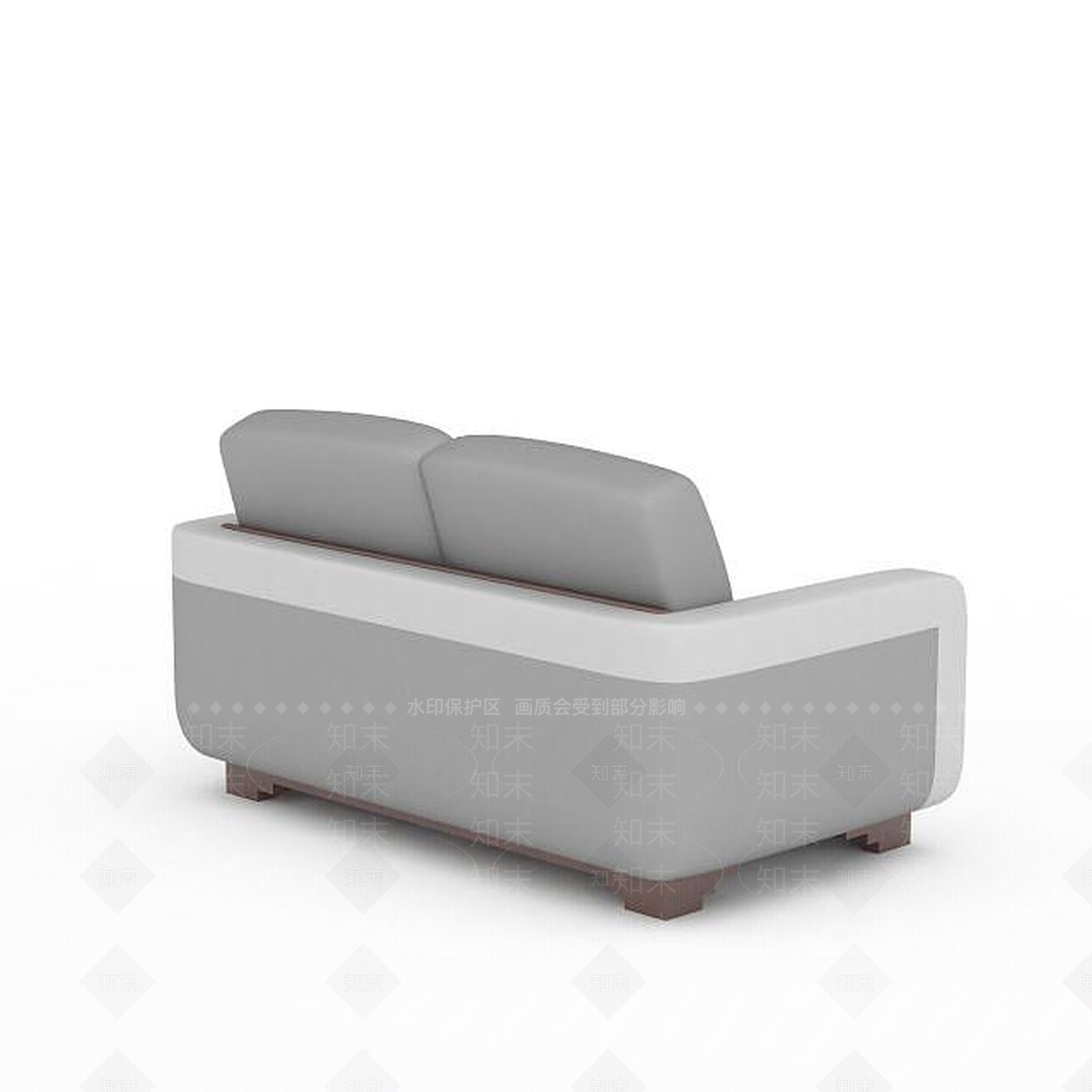 现代双人沙发3D模型下载【ID:1193591237】