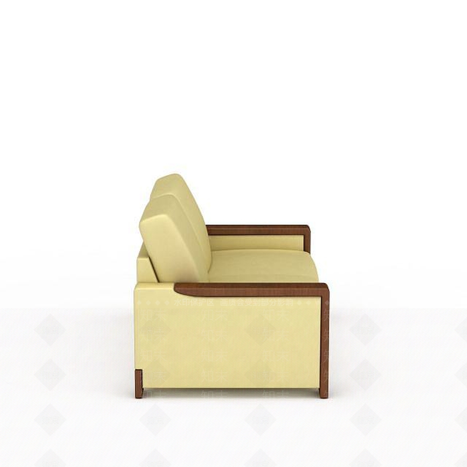 现代双人沙发3D模型下载【ID:1193591367】