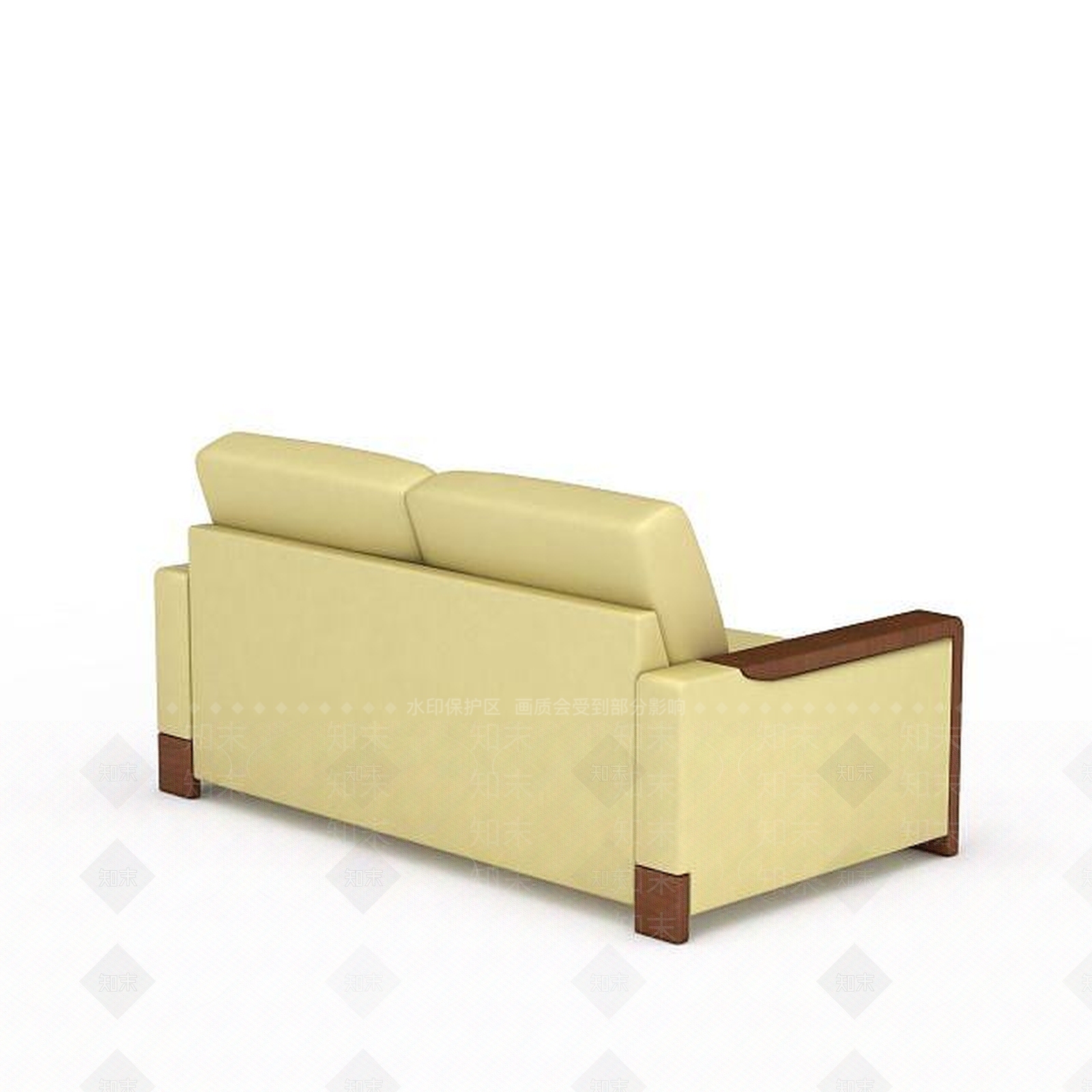 现代双人沙发3D模型下载【ID:1193591367】