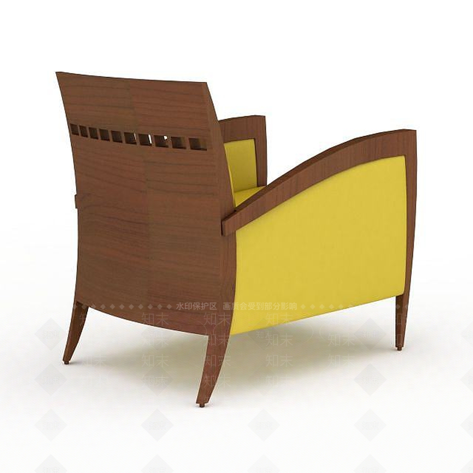 现代双人沙发3D模型下载【ID:1193591632】