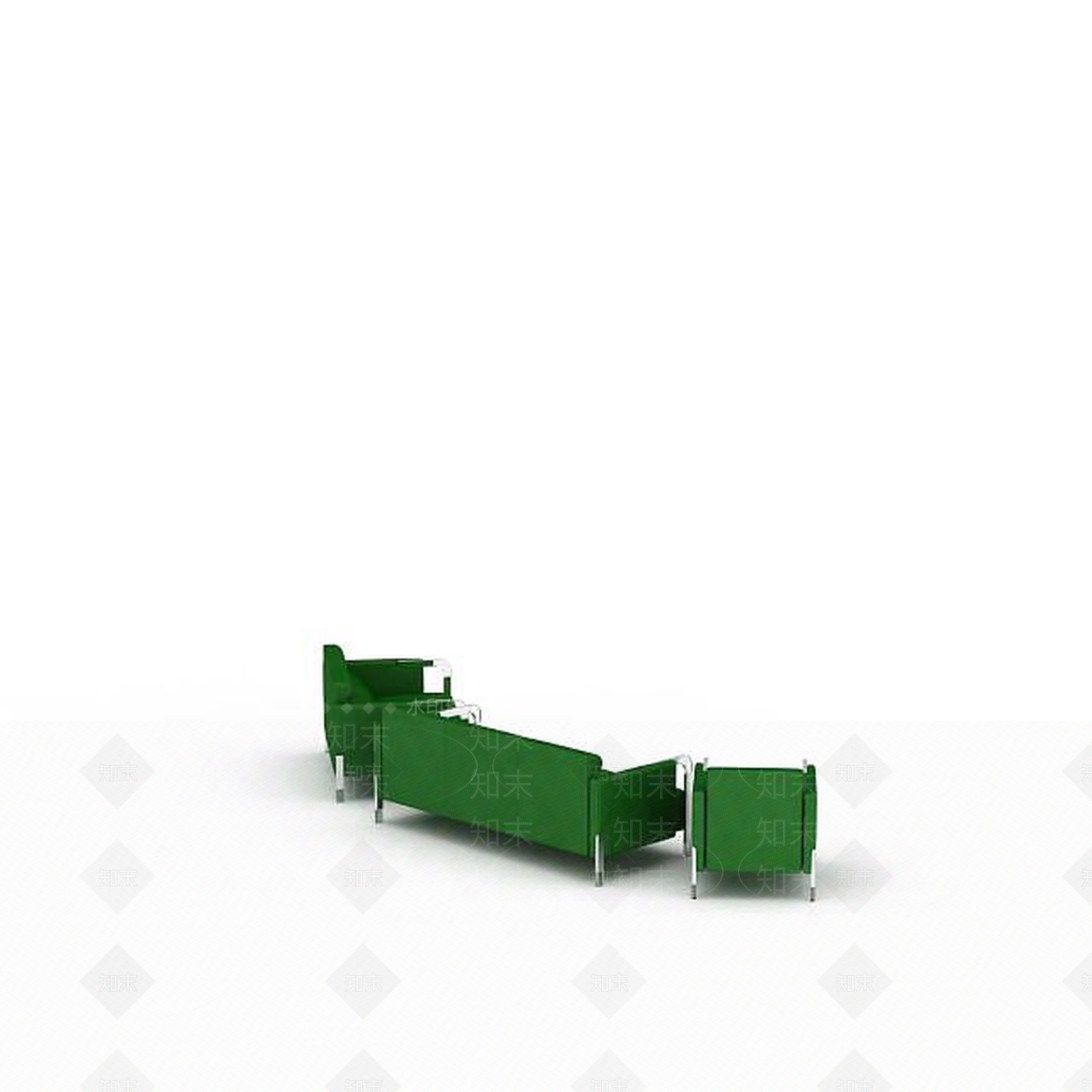 现代双人沙发3D模型下载【ID:1193592121】