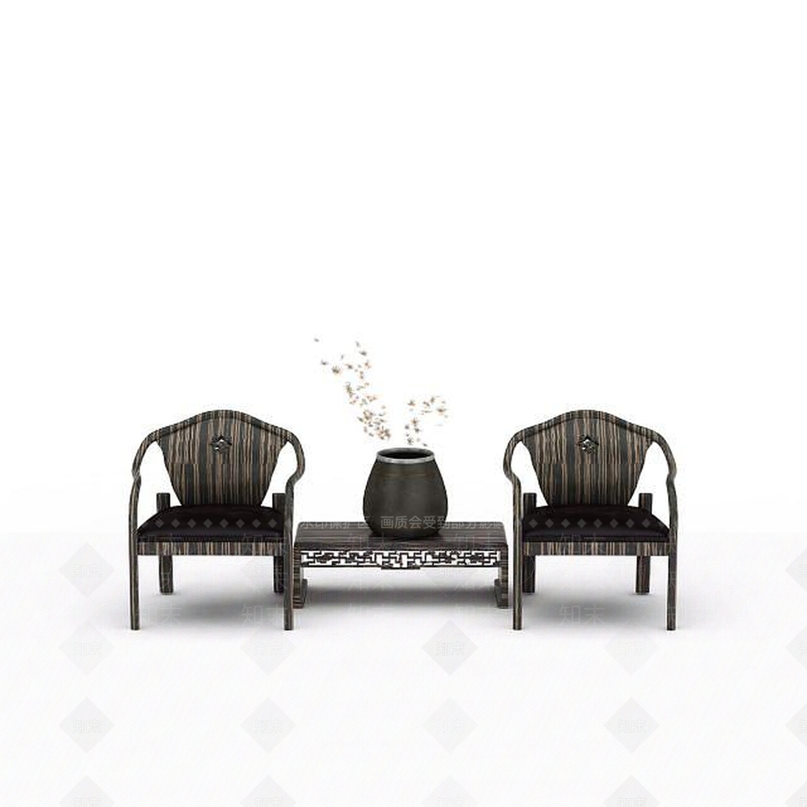 现代双人沙发3D模型下载【ID:1193593051】