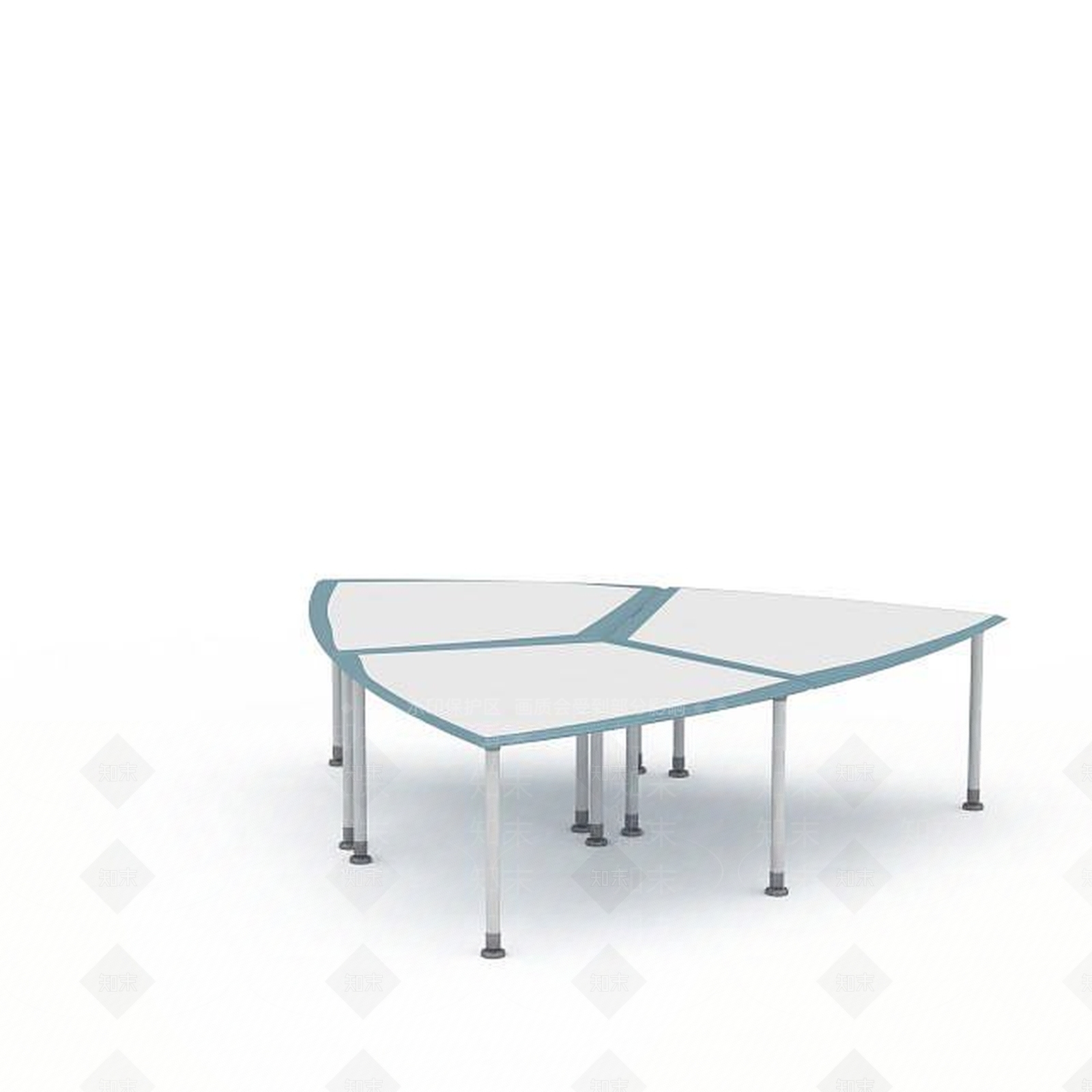 现代书桌3D模型下载【ID:1199060298】